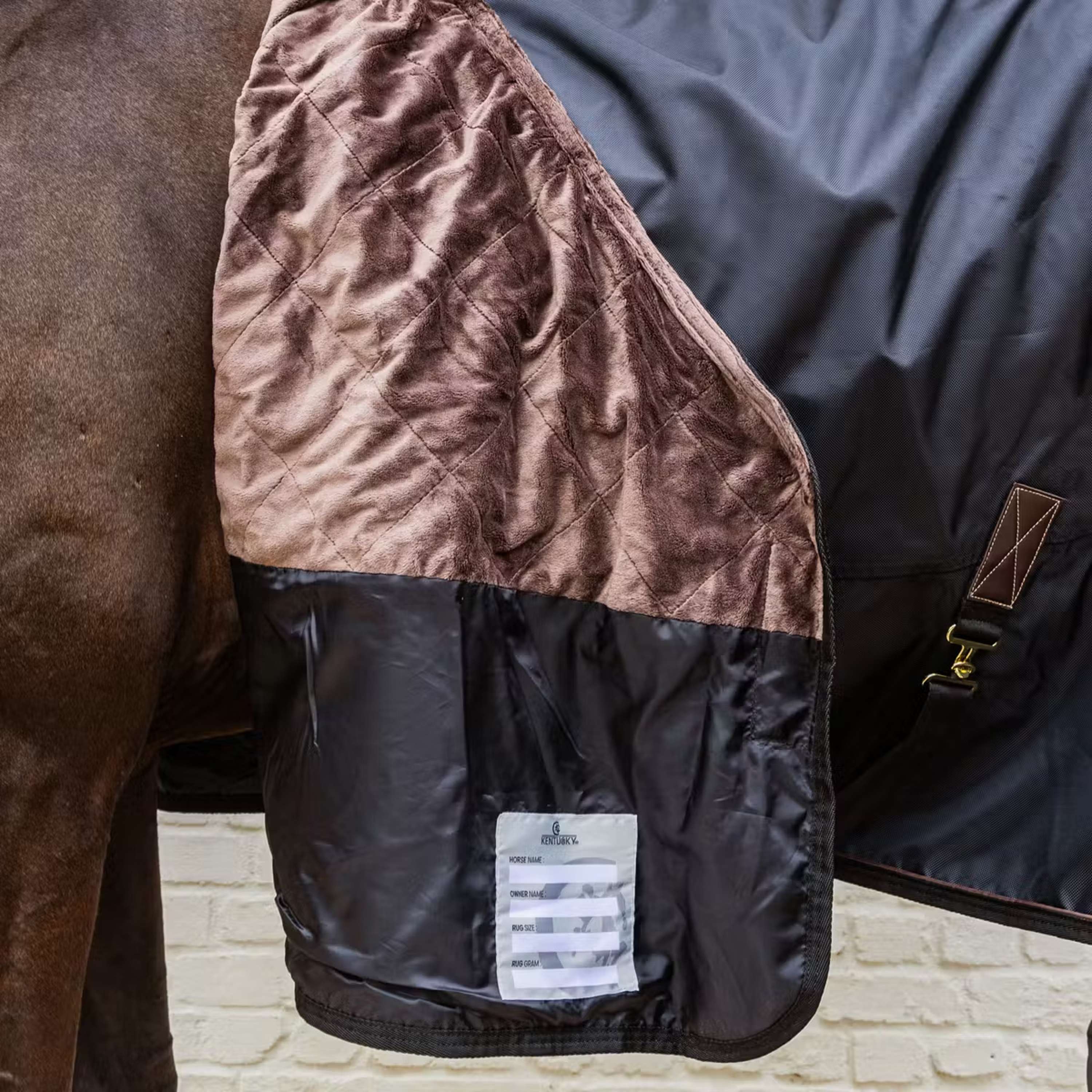 Kentucky Turnout Rug All Weather Waterproof Pro 0g Schwarz - Image 5