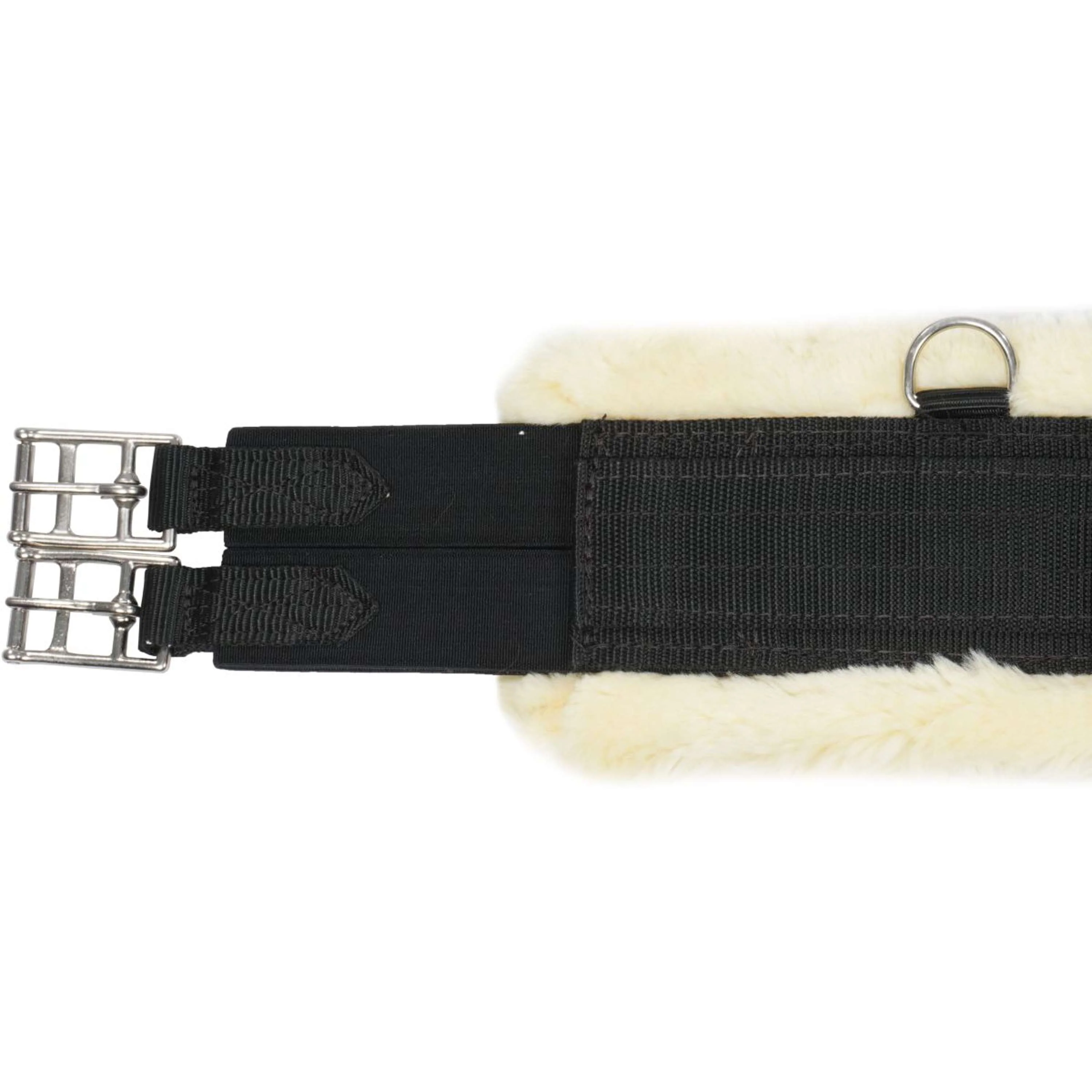 Kentucky Vielseitigkeitsgurt Sheepskin Schwarz/Naturell - Image 4