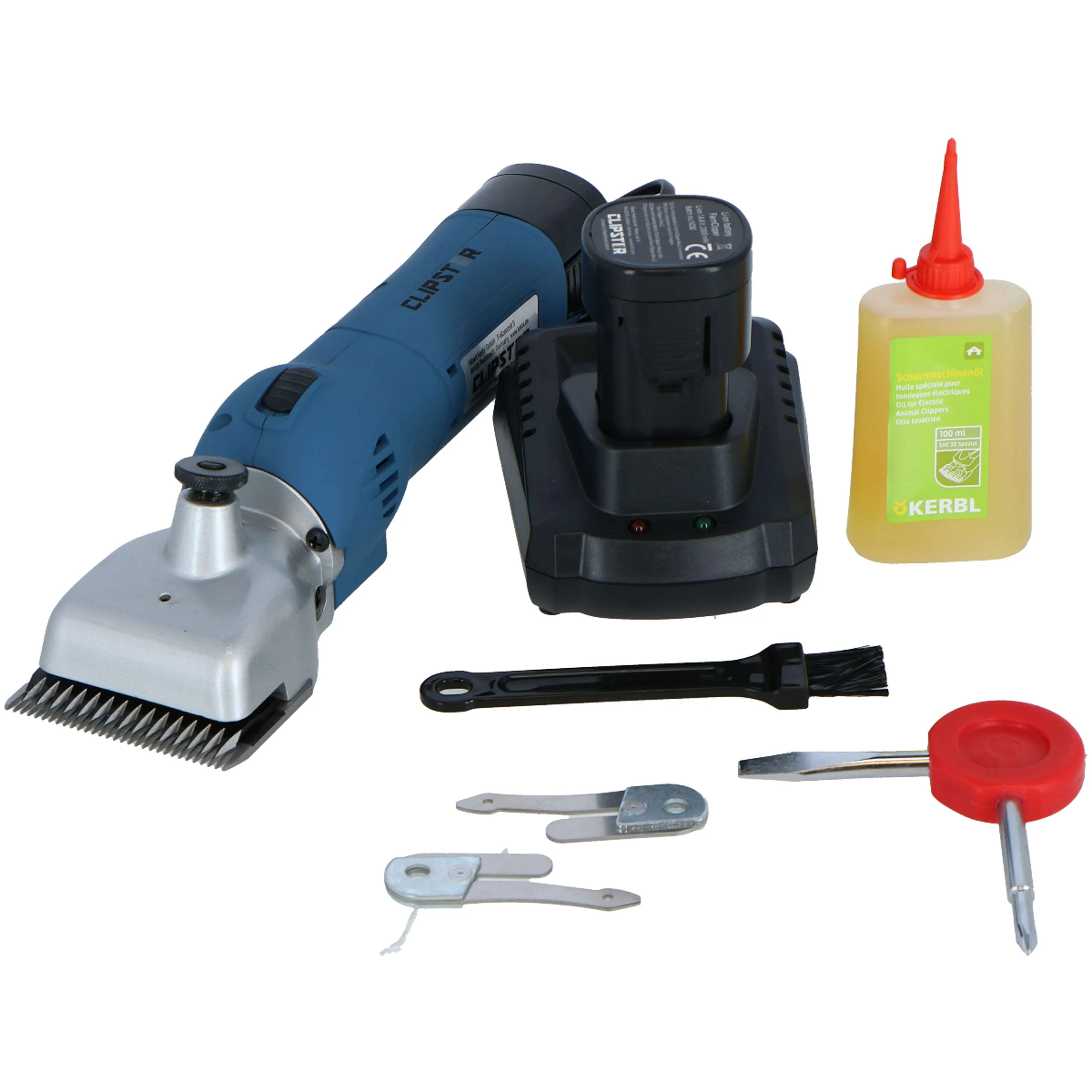 Kerbl Schermaschine FarmClipper Akku2 21/23 Zähne Rind Blau - Image 4