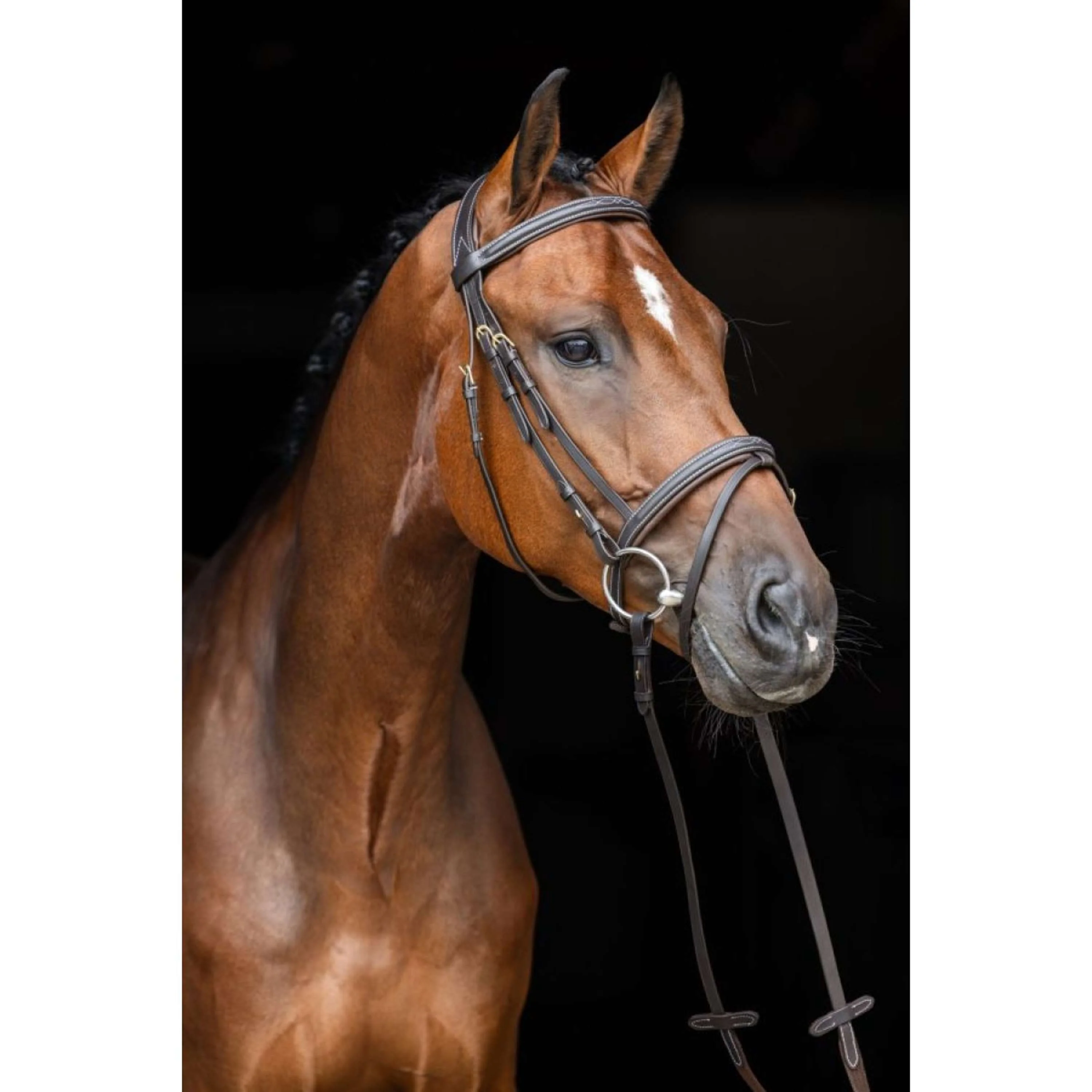 Kerbl Trense Classic Leder Klassik Braun - Image 3