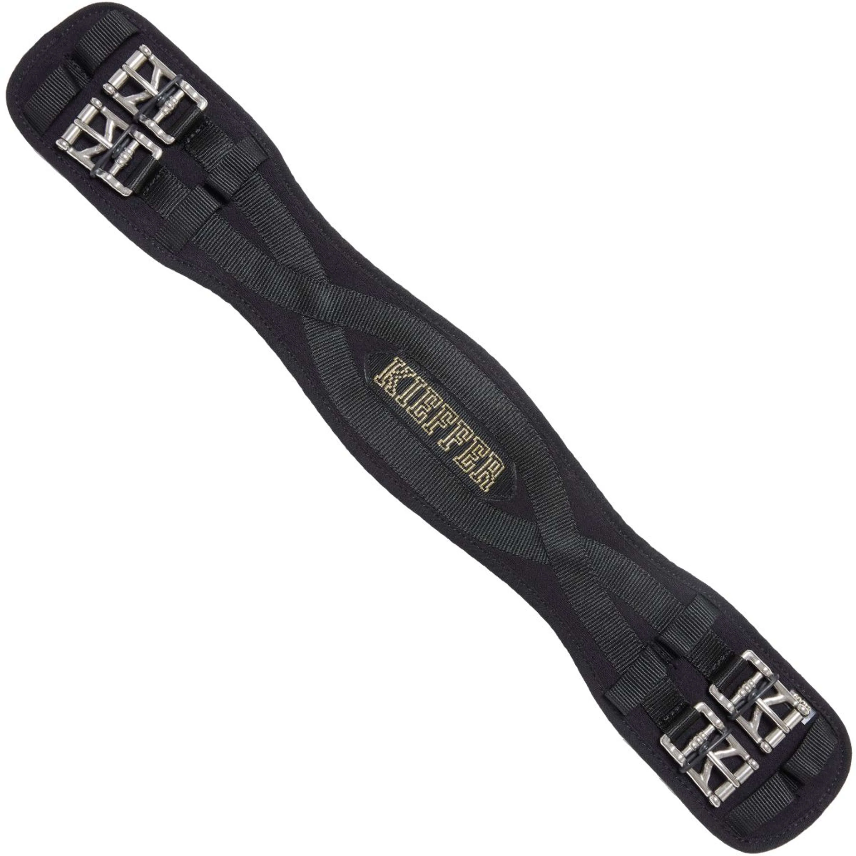 Kieffer Sattelgurt Air-Tex Schwarz