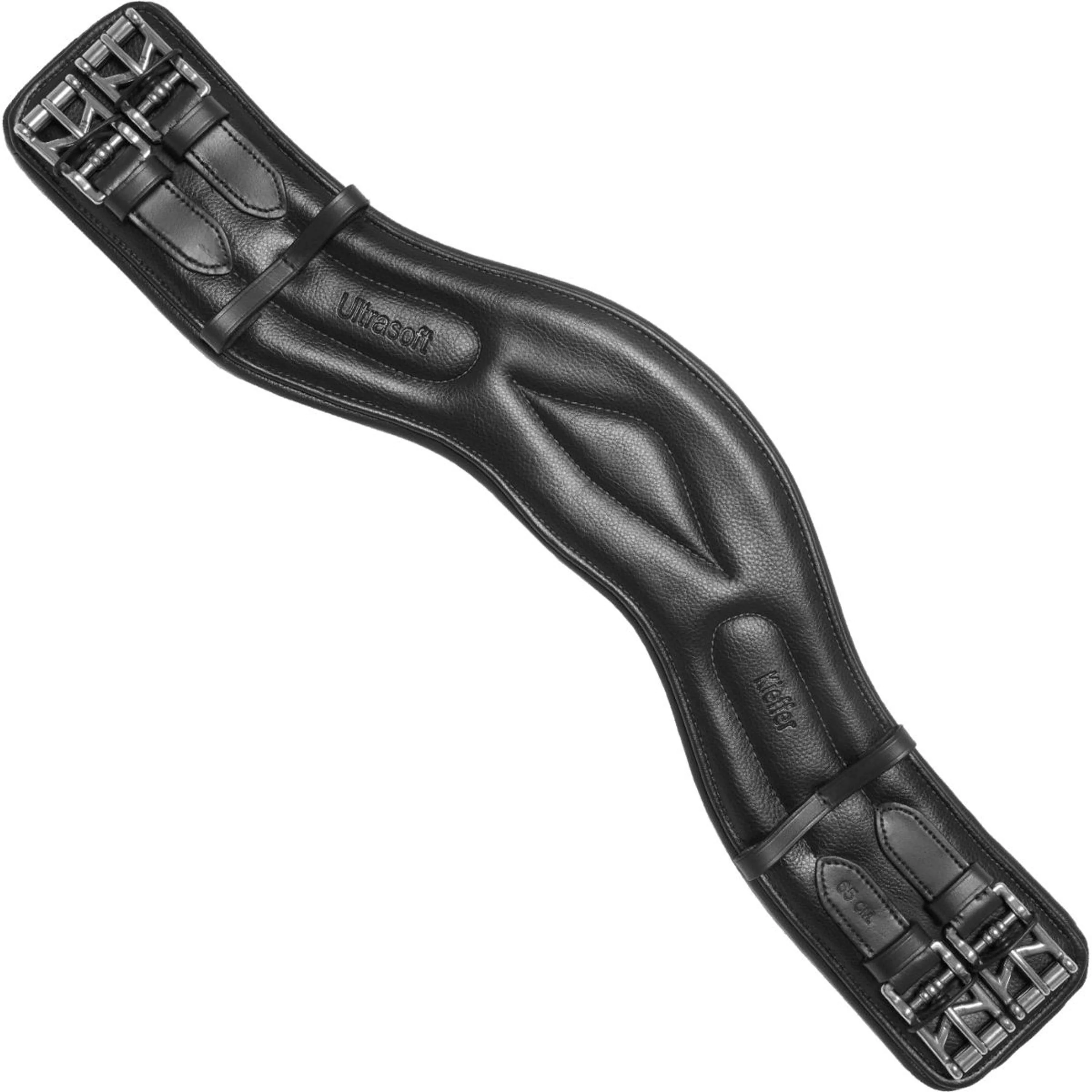 Kieffer Sattelgurt Ultrasoft Dressur Schwarz - Image 2