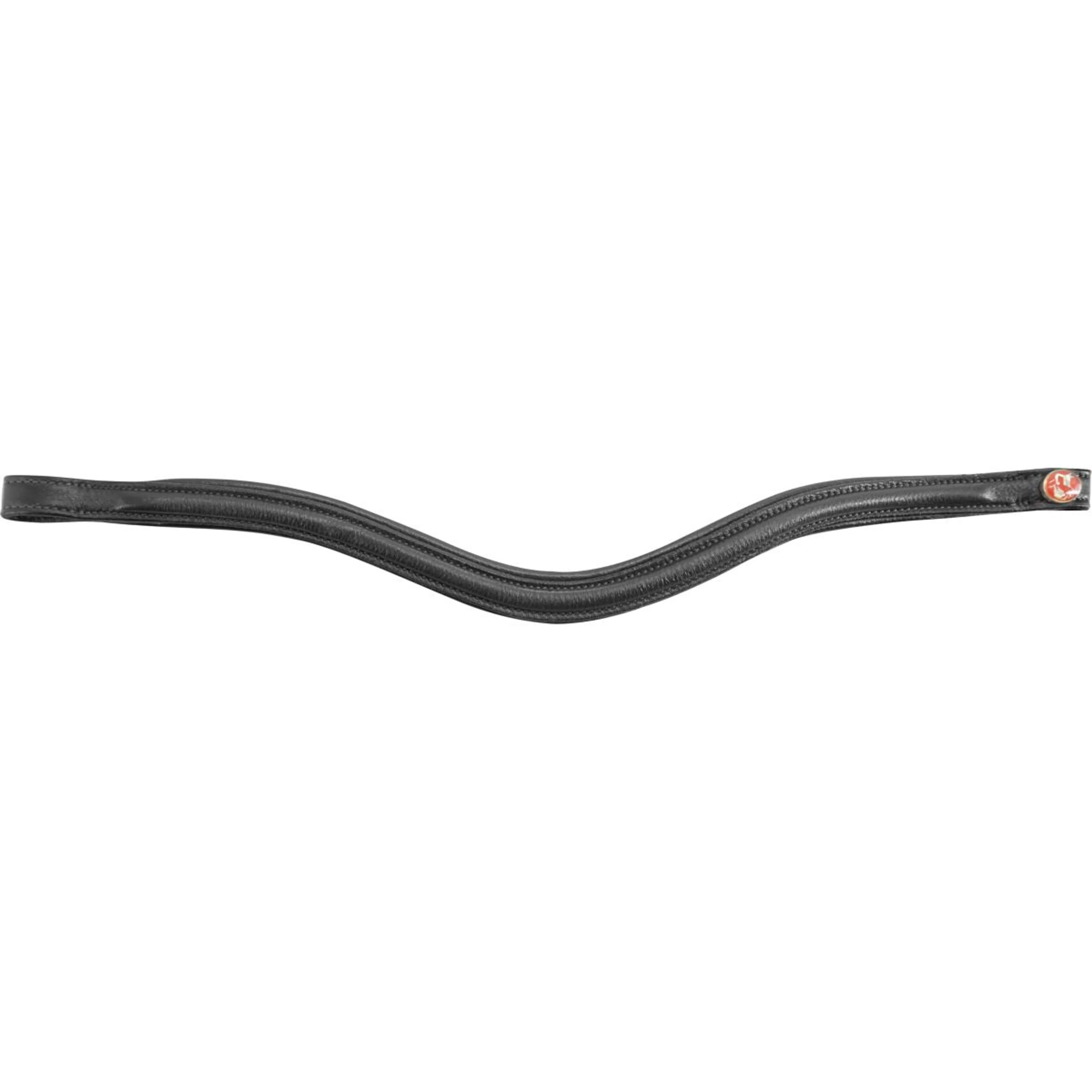 Kieffer Trense Ultrasoft Sue Lederstirnband Schwarz - Image 5
