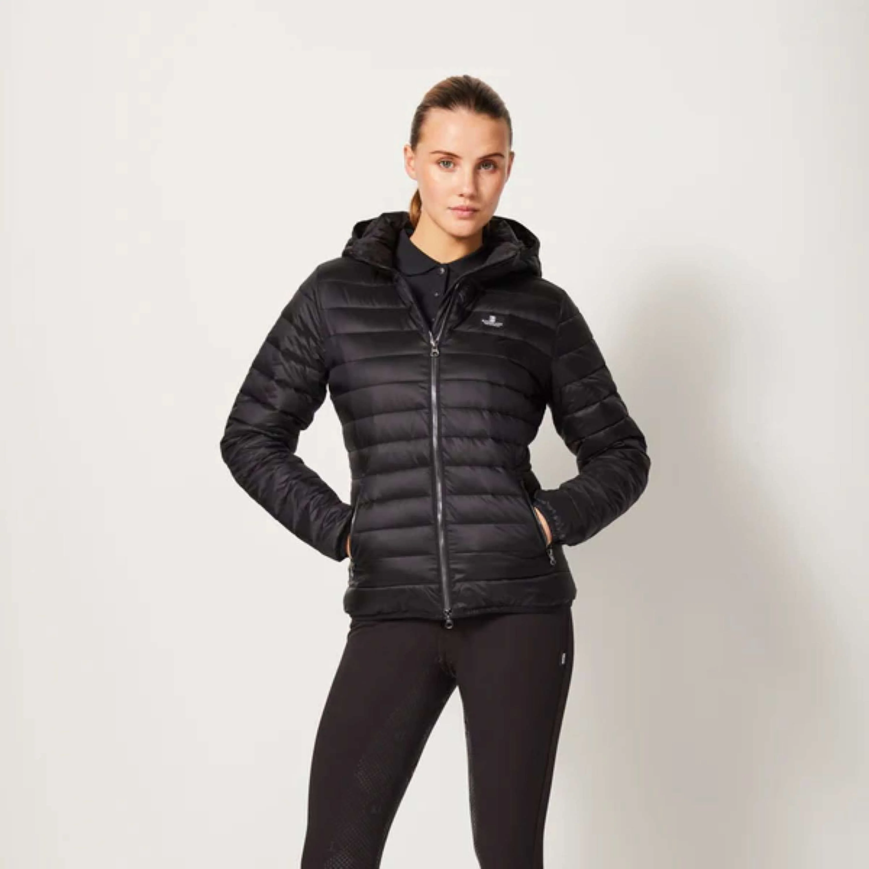 Kingsland Jacke Classic mit Hoody Wattierte Damen Schwarz - Image 3