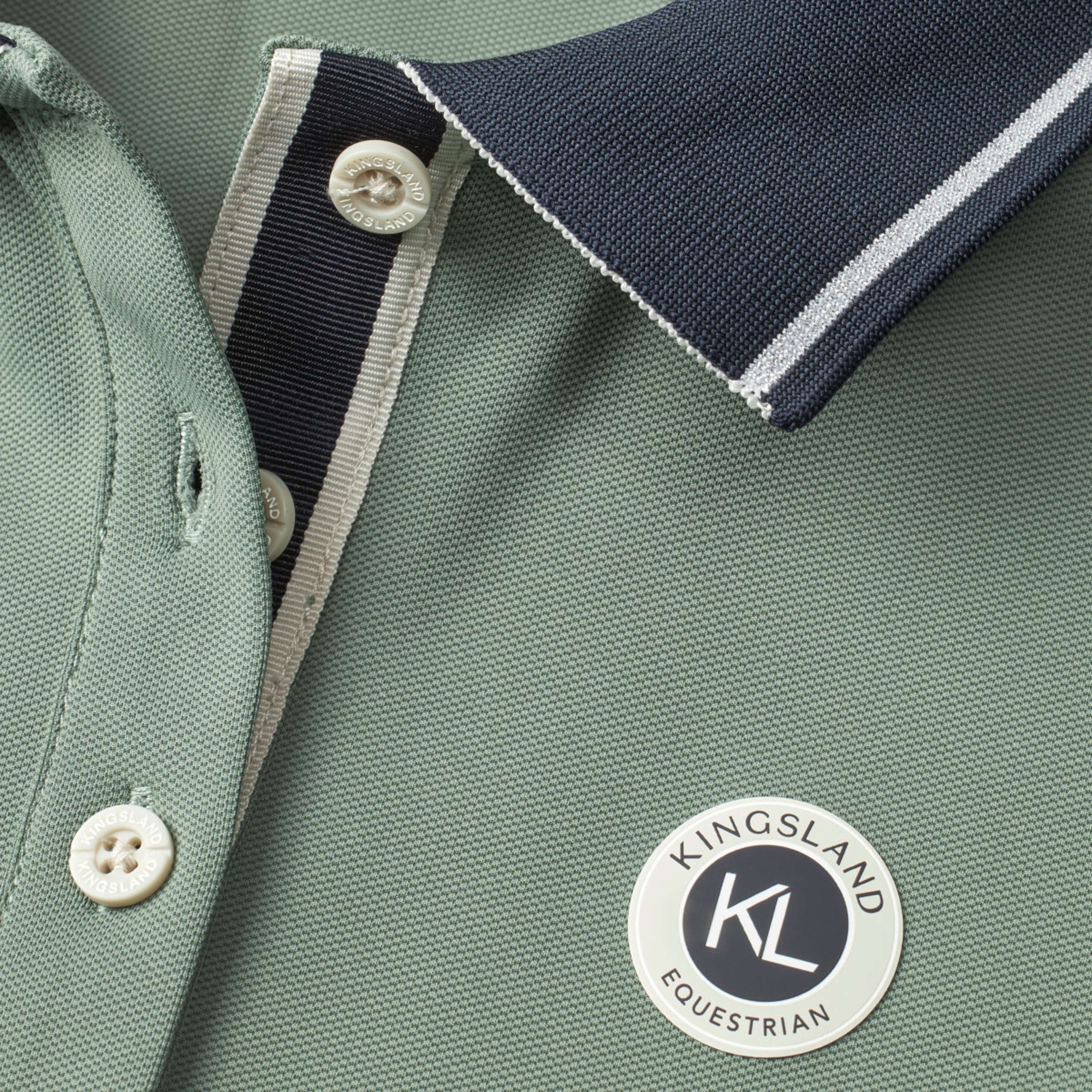 Kingsland Polo Shirt KLLaura Green Agave - Image 4