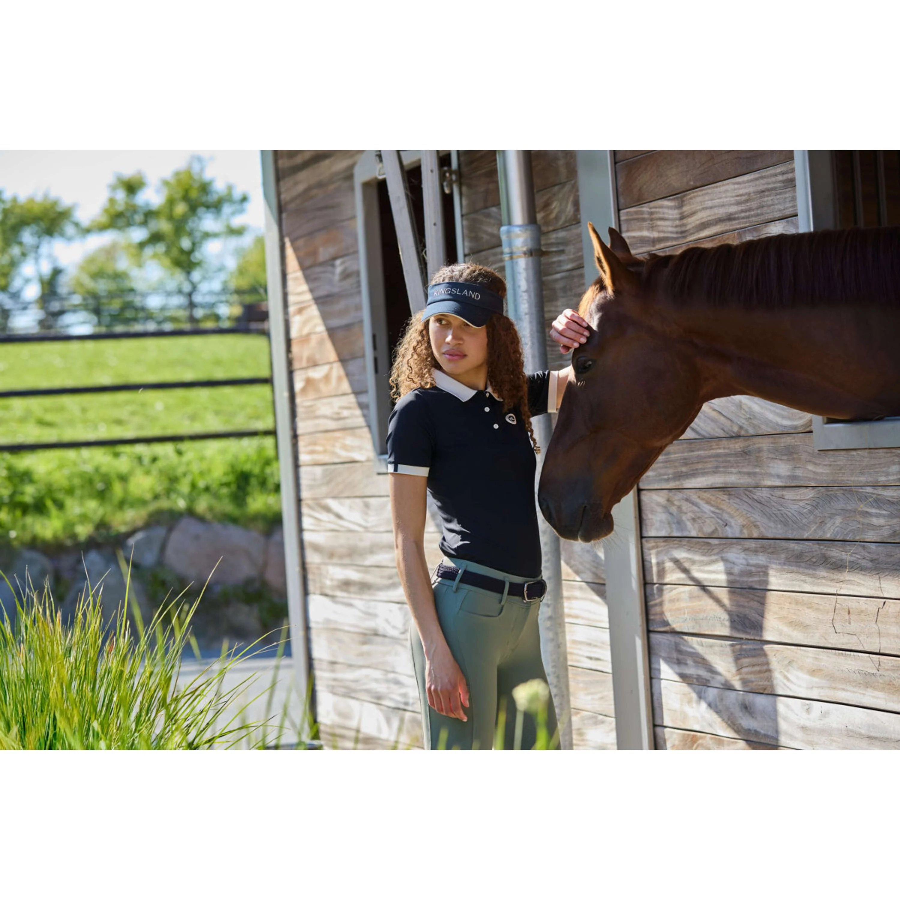 Kingsland Polo Shirt KLLaura Schwarz - Image 3