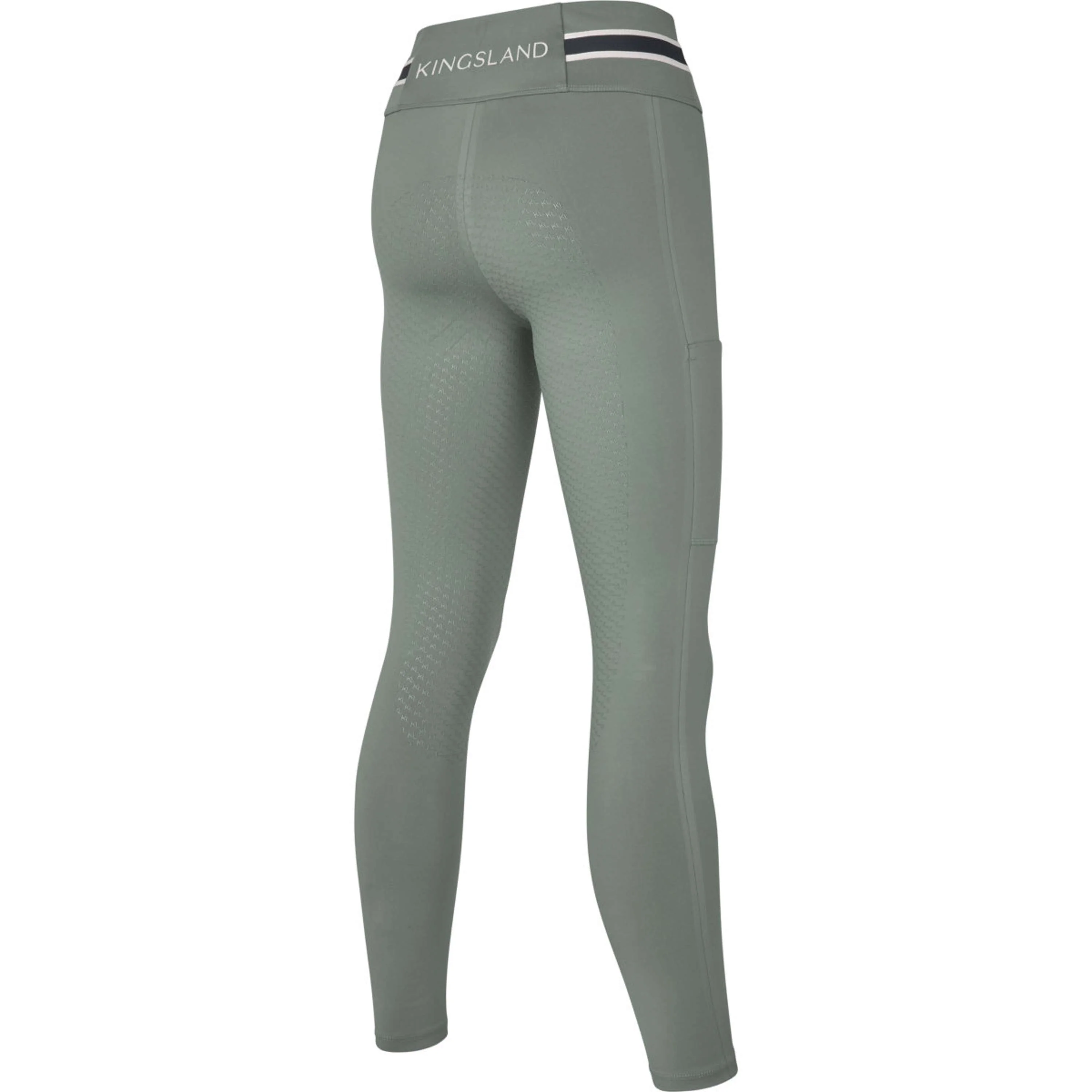 Kingsland Reitleggings KLLaura Full Grip Green Agave - Image 2