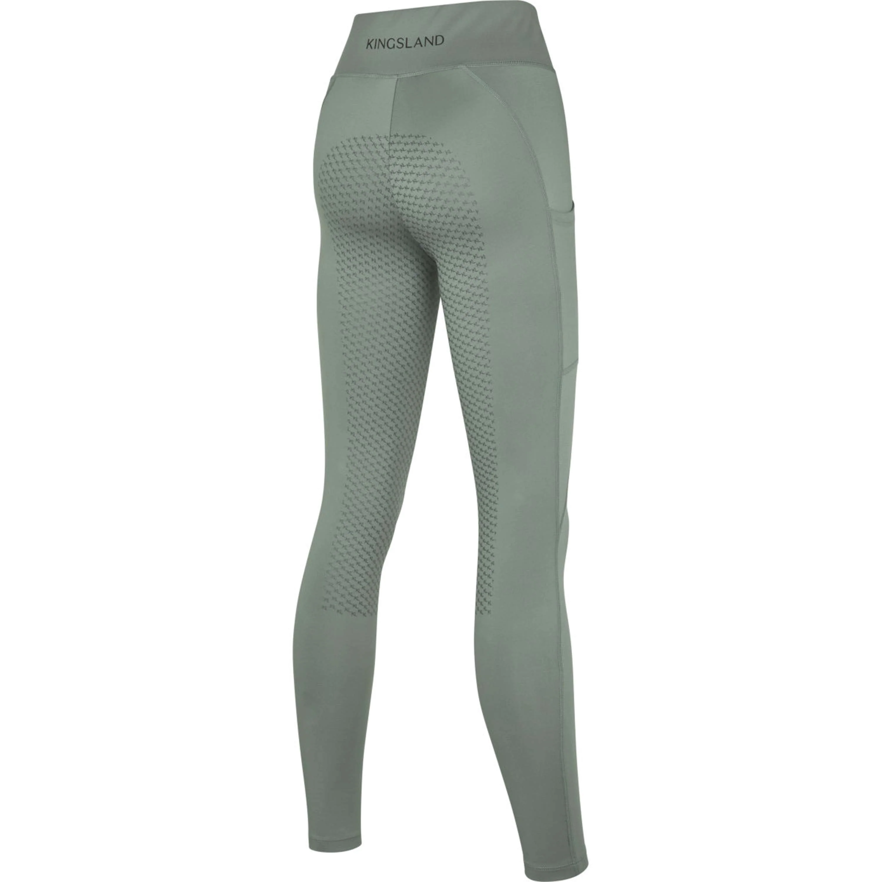 Kingsland Reitleggings KLLorella F-Tec 5 Full Grip Green Agave - Image 2