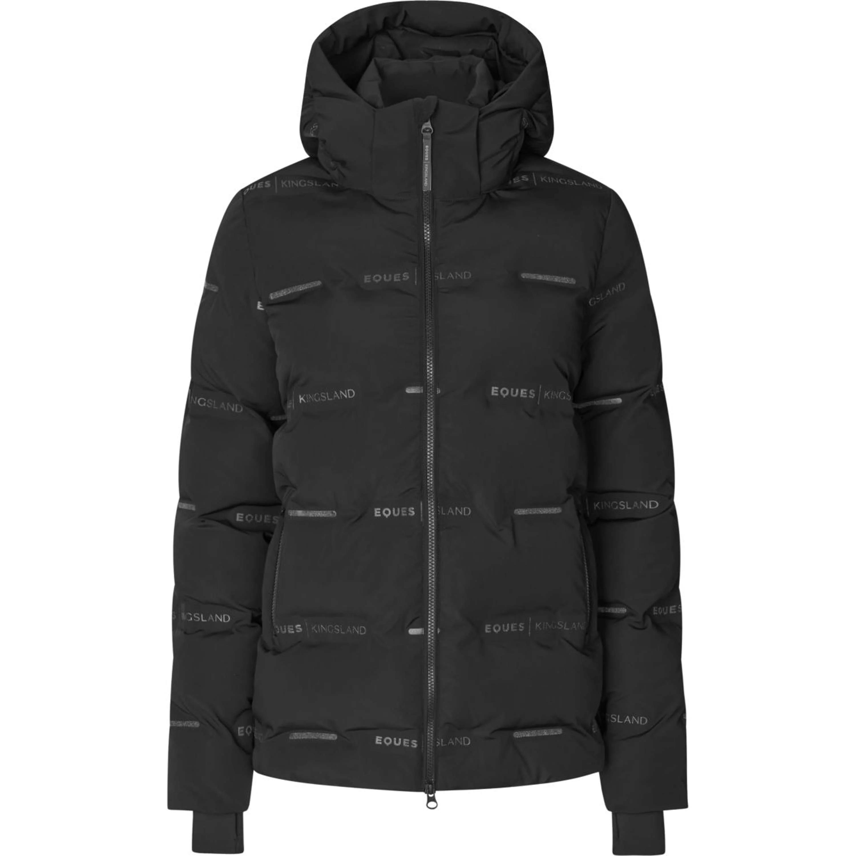 Kingsland X Eques Jacke Björg Wasserdicht Schwarz