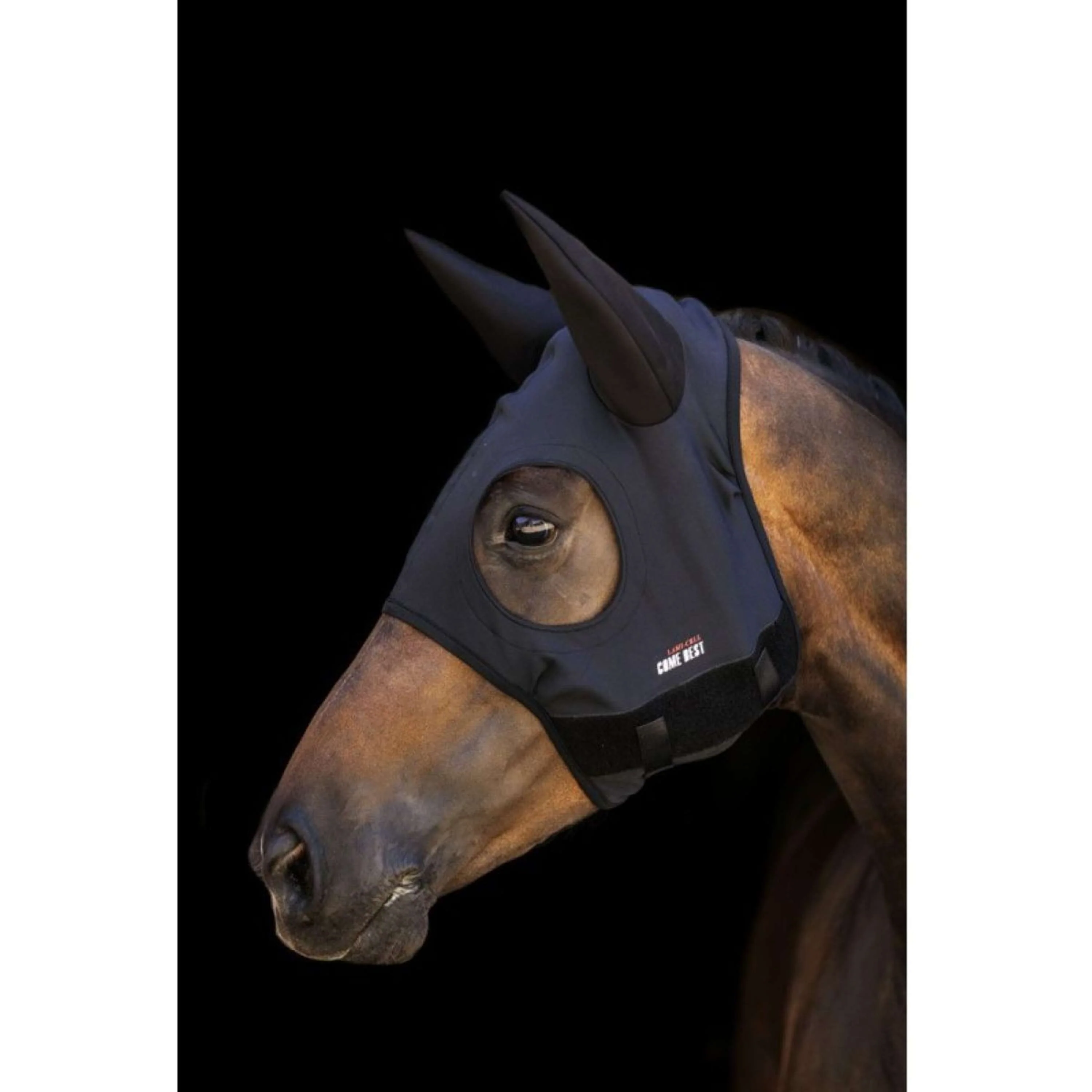 Lami-Cell Maske Titanium mit Ohren Schwarz - Image 2