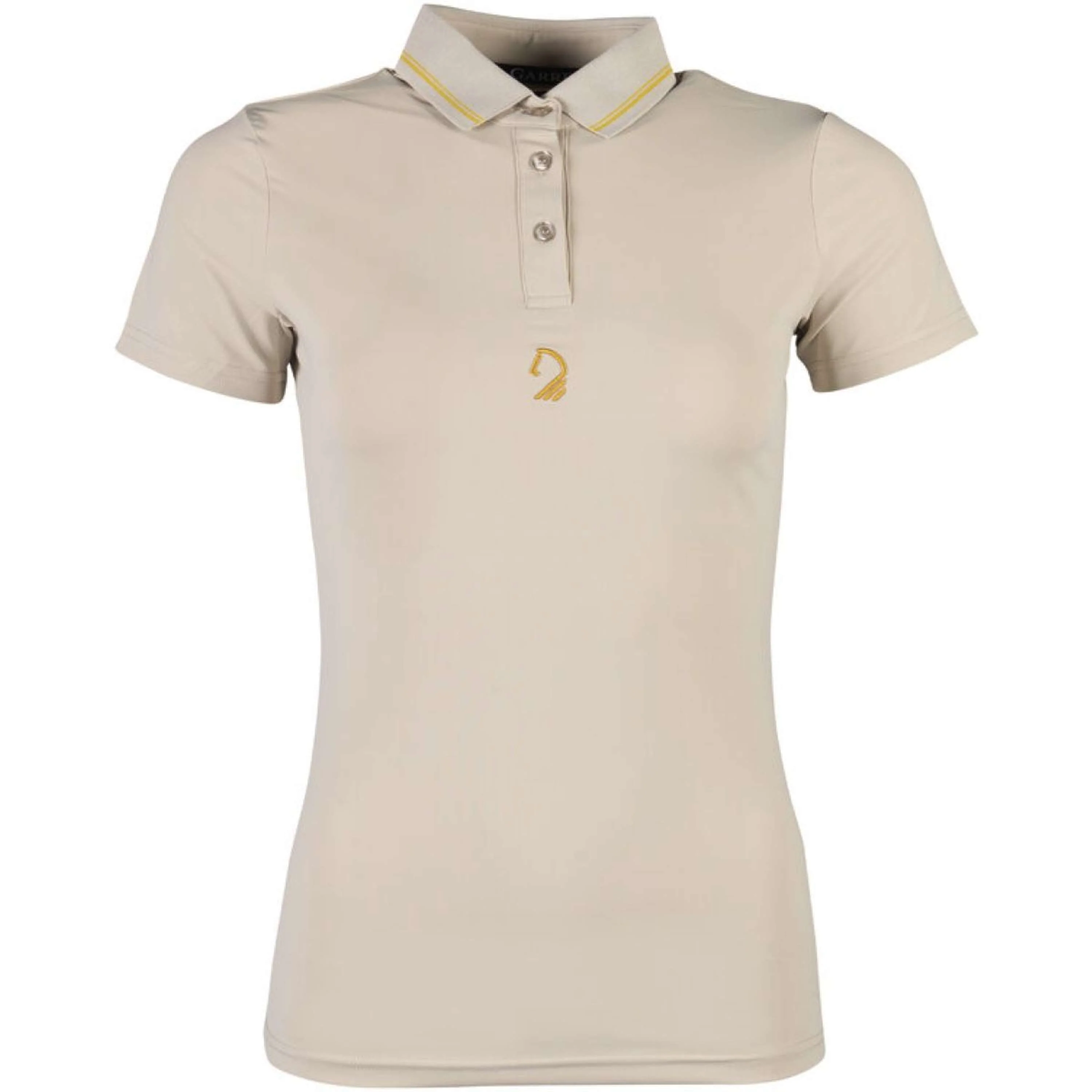 Lauria Garrelli Poloshirt Limone Grau/Beige