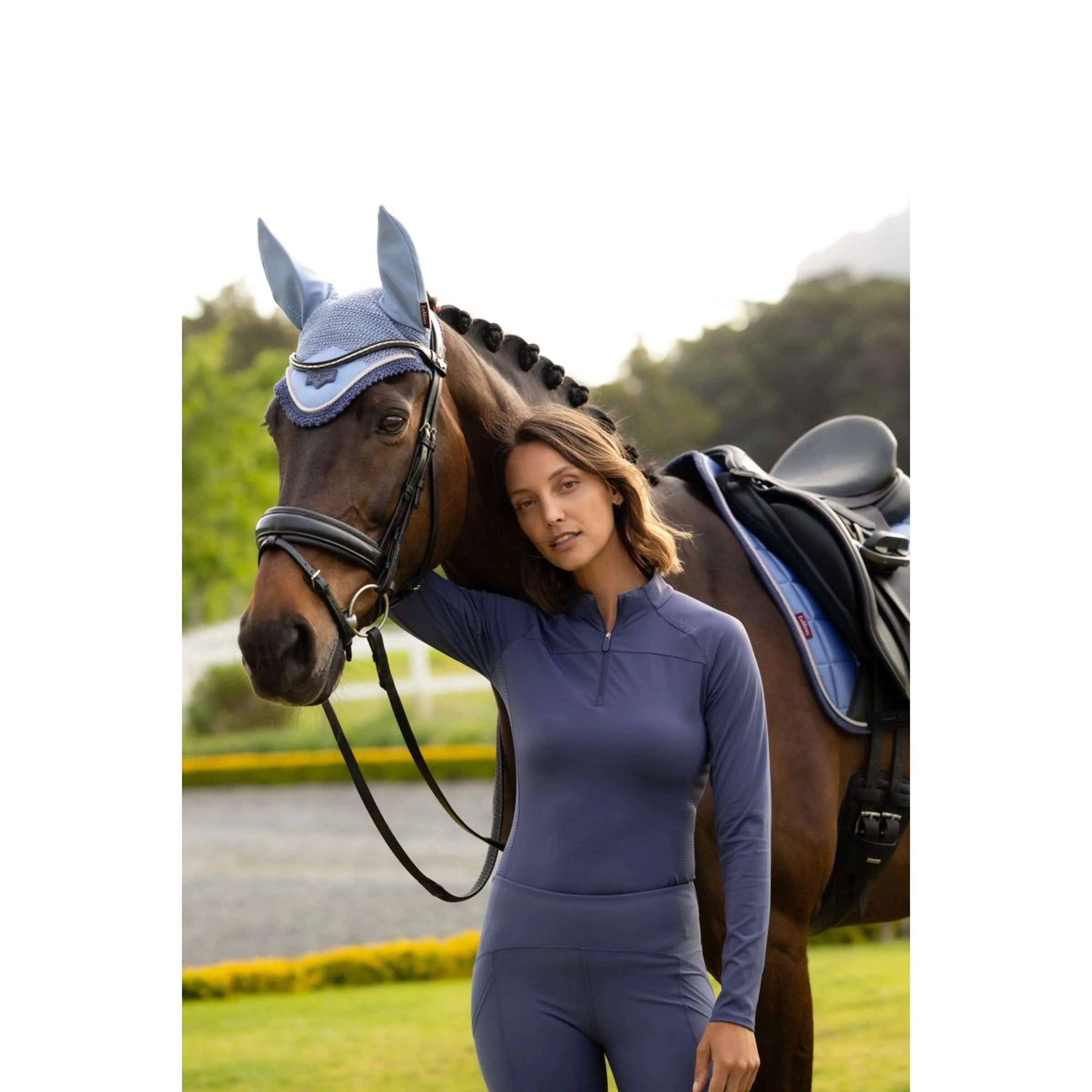 LeMieux Base Layer Airflow Lange Ärmel Shadow - Image 2