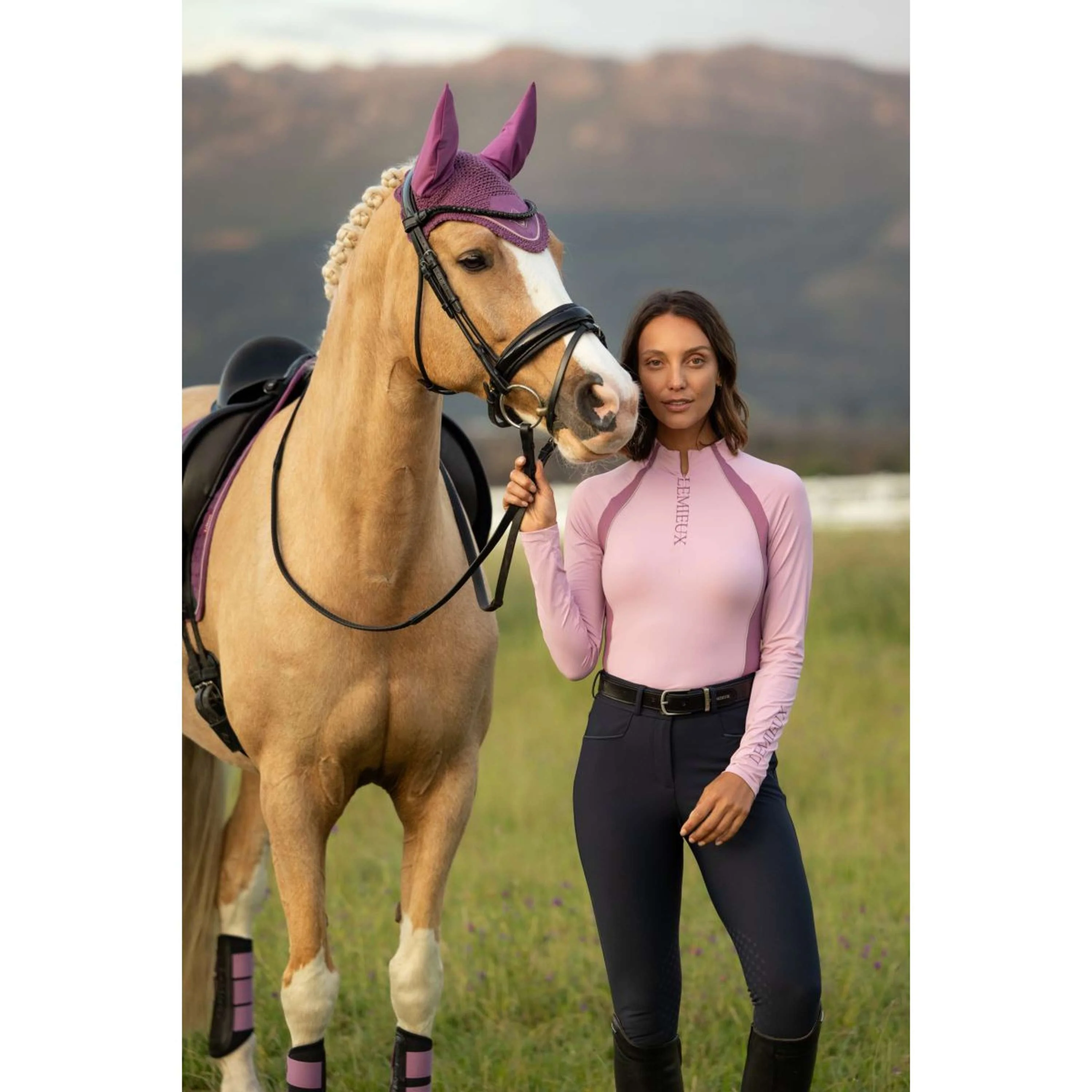 LeMieux Base Layer Philippa Mesh Lange Ärmel Fondant - Image 10