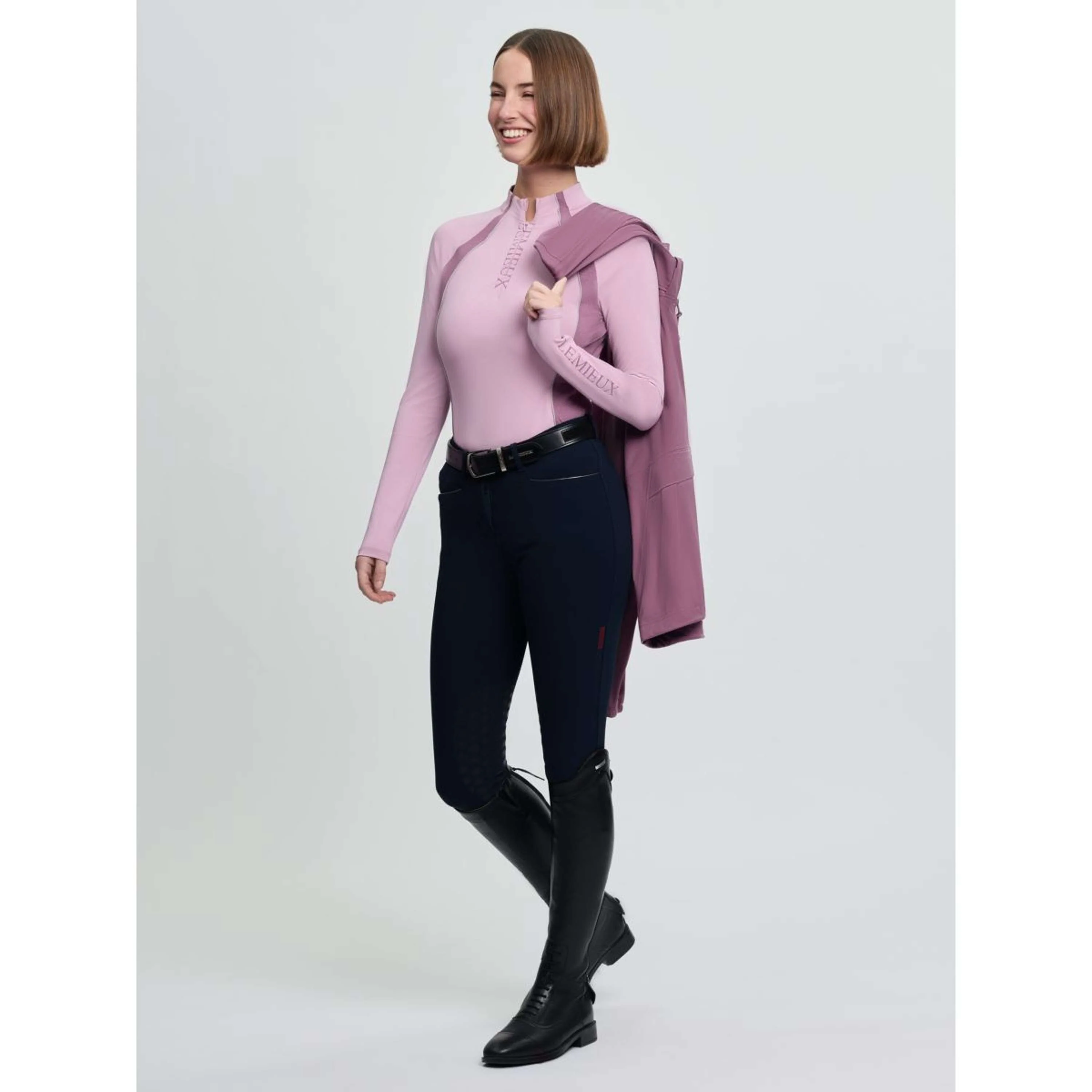 LeMieux Base Layer Philippa Mesh Lange Ärmel Fondant - Image 9