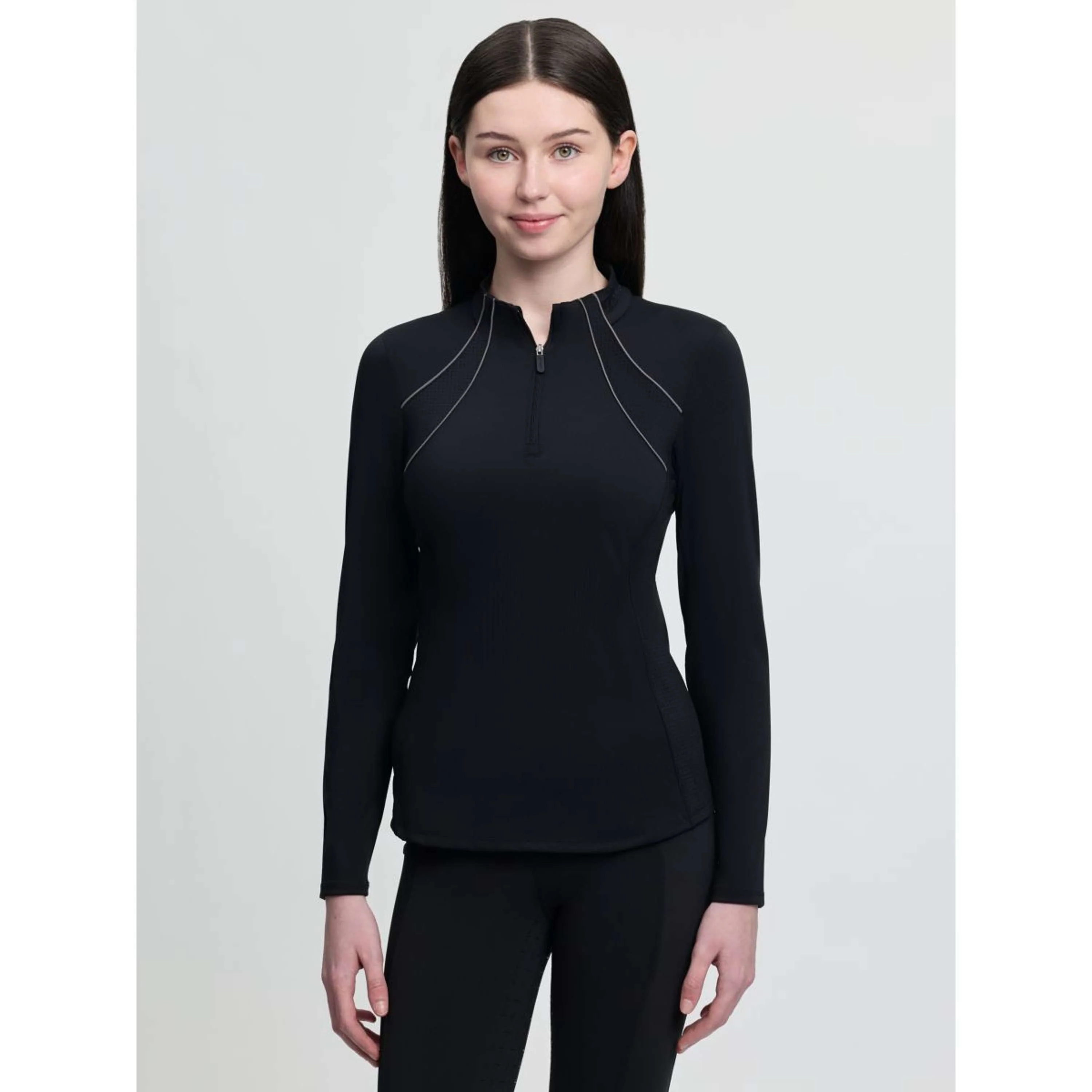 LeMieux Base Layer Young Rider Airflow Schwarz