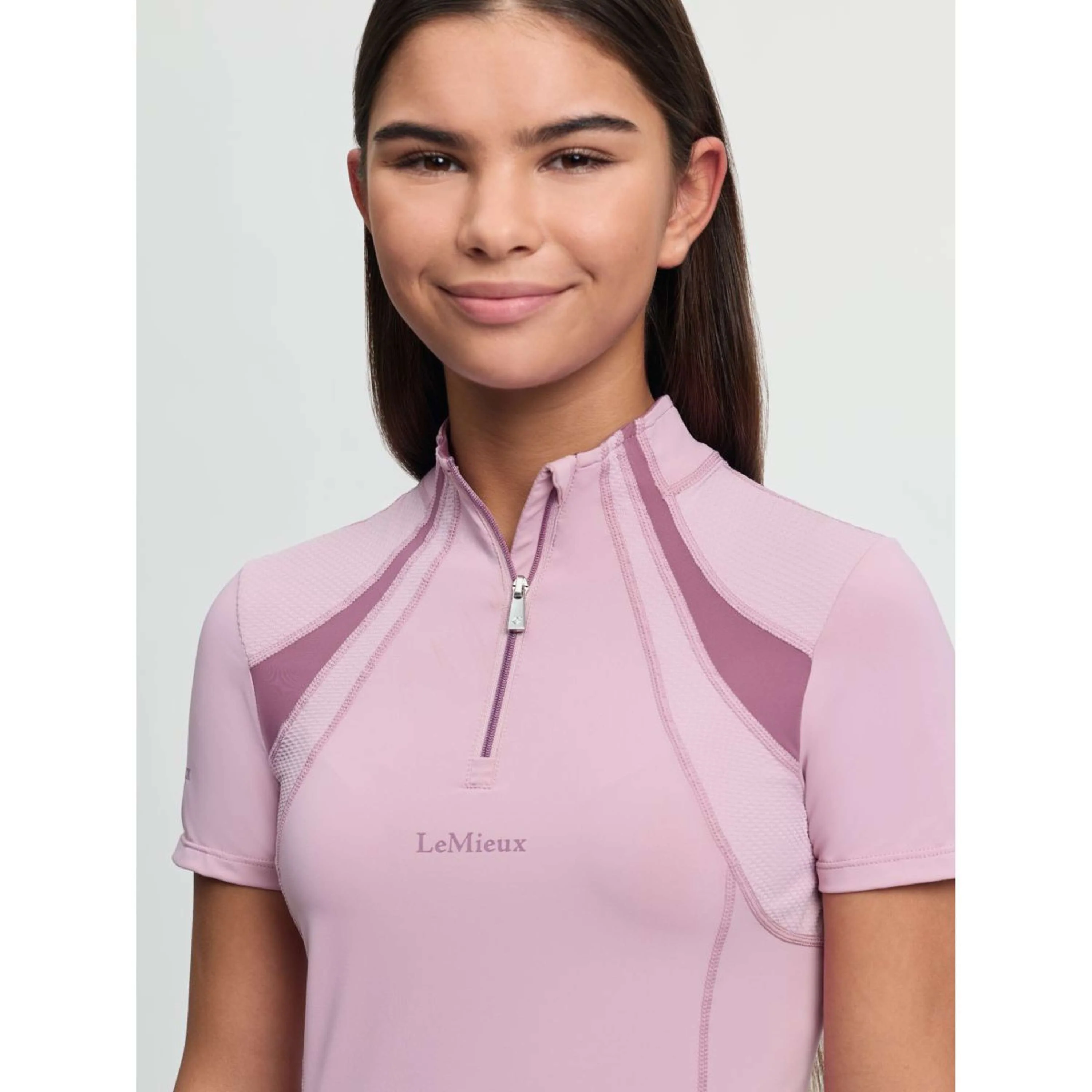 LeMieux Base Layer Young Rider Mia Mesh Fondant - Image 12