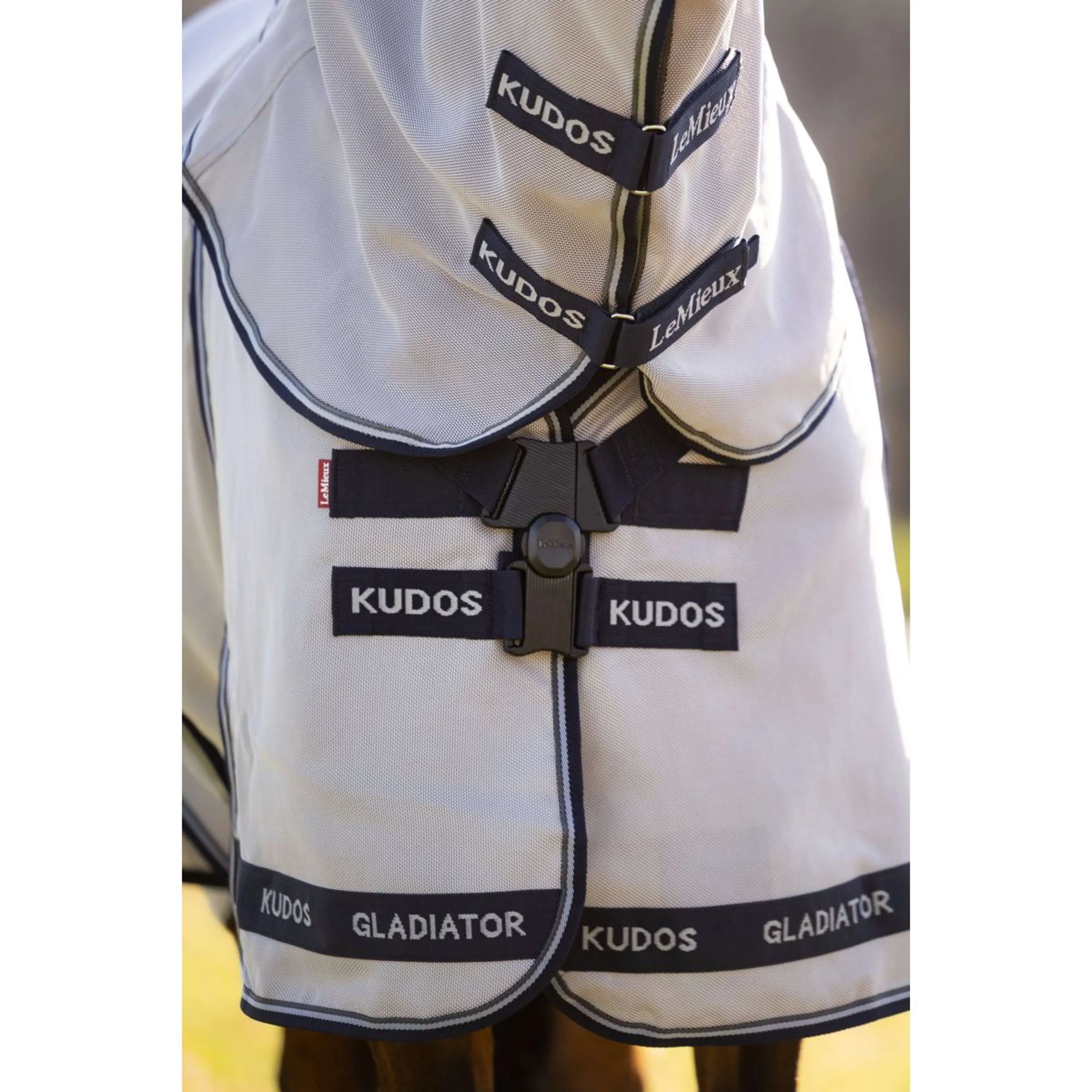 LeMieux Fliegendecke Kudos Gladiator Grau - Image 8