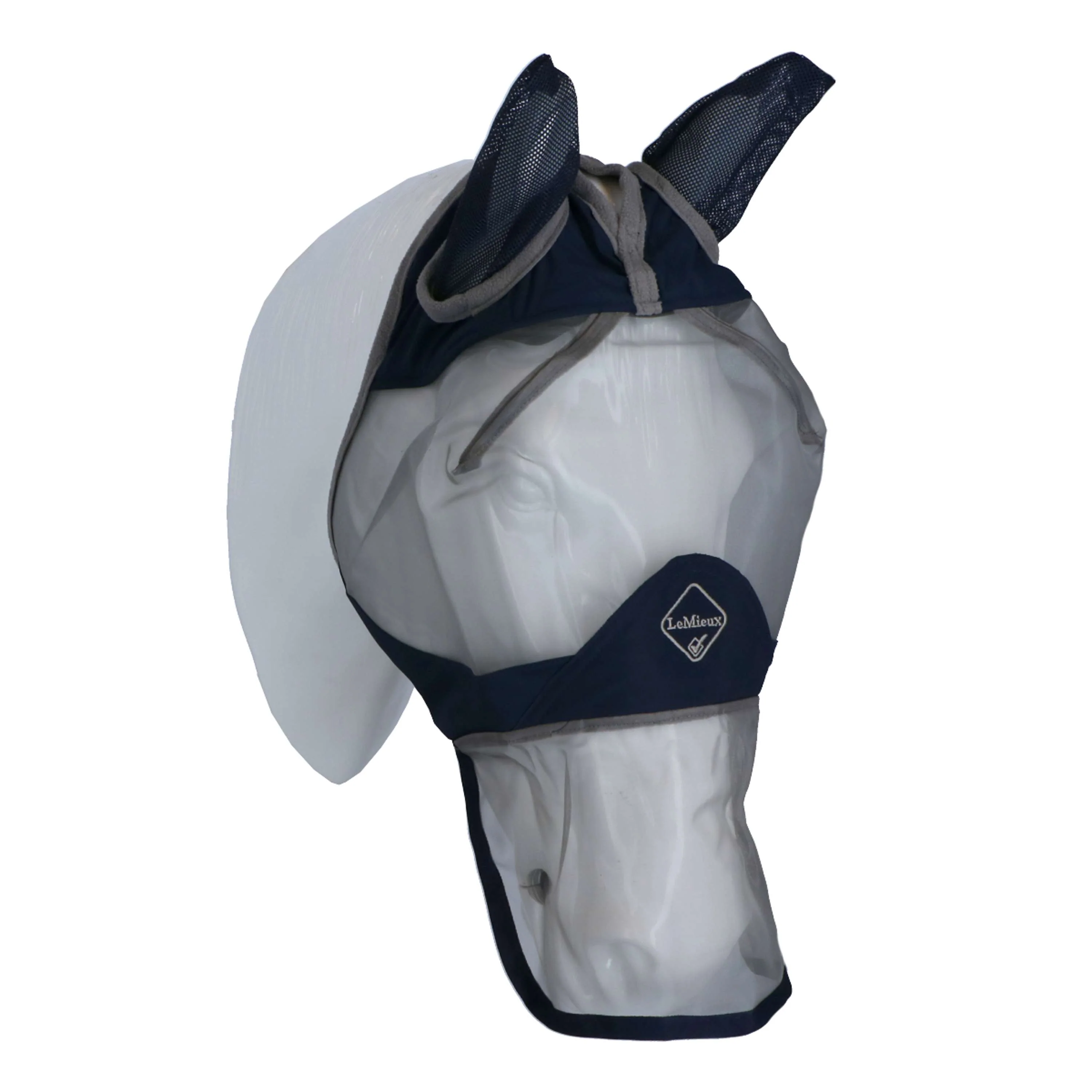 LeMieux Fliegenmaske Amour Shield Pro Ohren & Nase Navy - Image 2