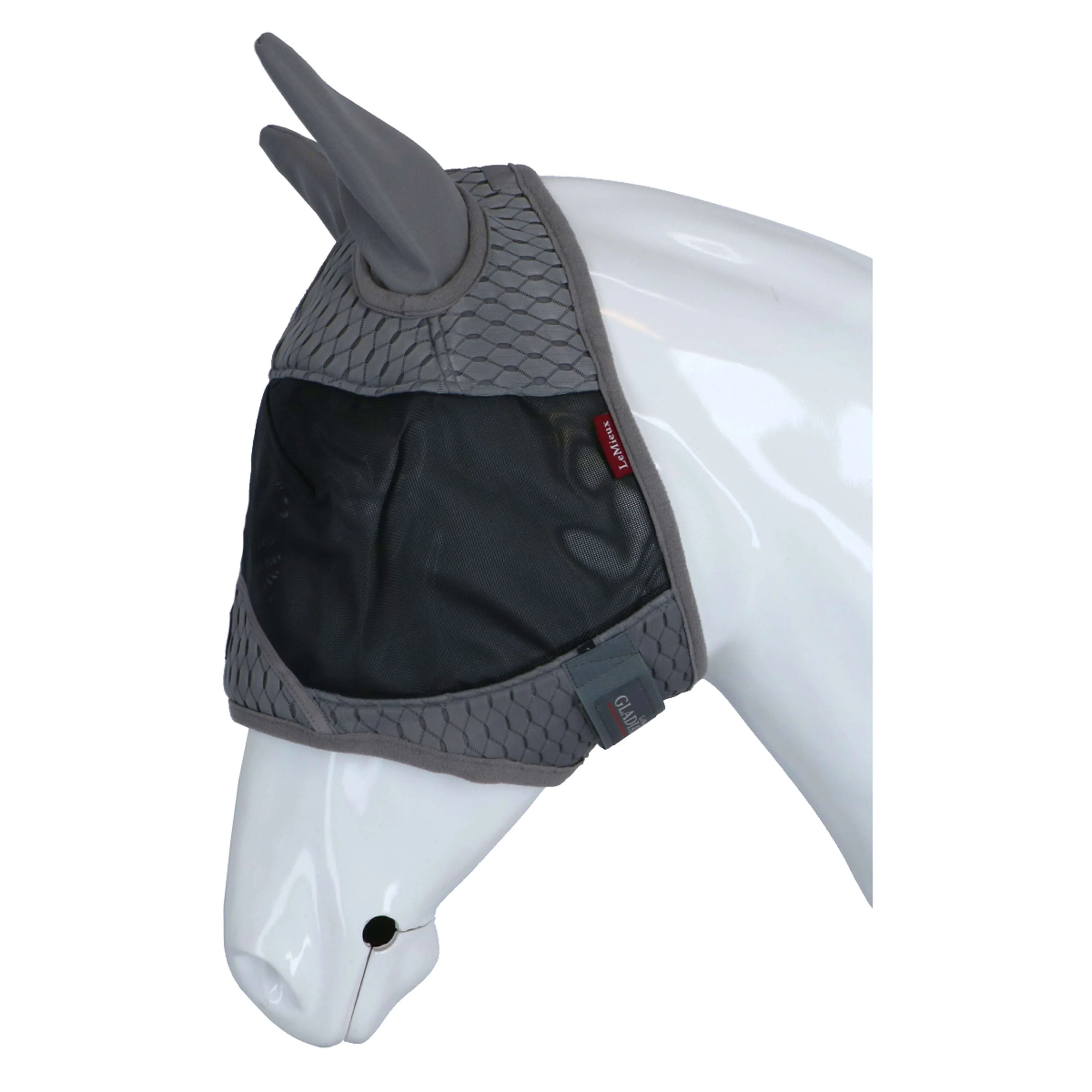 LeMieux Fliegenmaske Gladiator Half Grau - Image 3