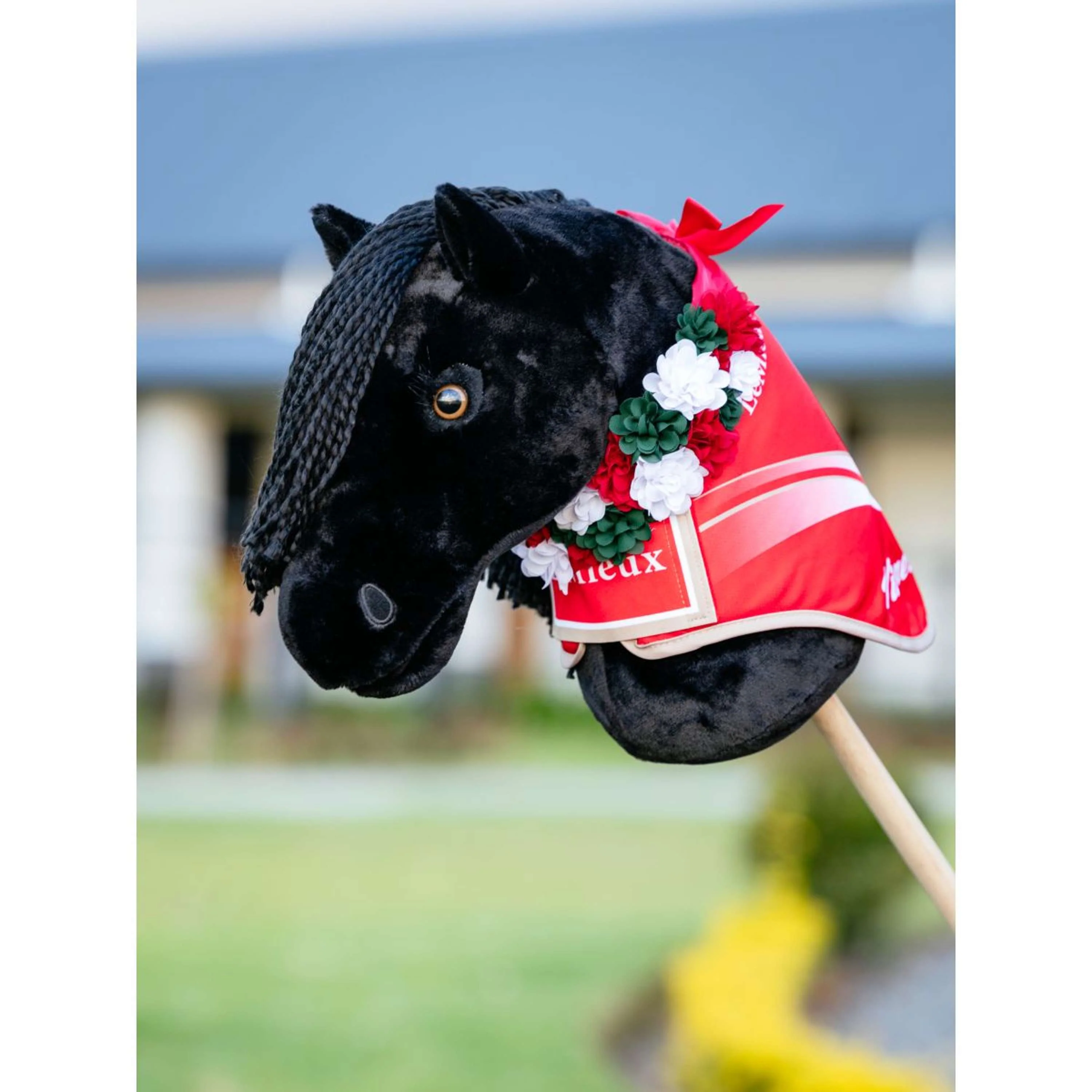 LeMieux Hobby Horse Flower Sash Rot - Image 2