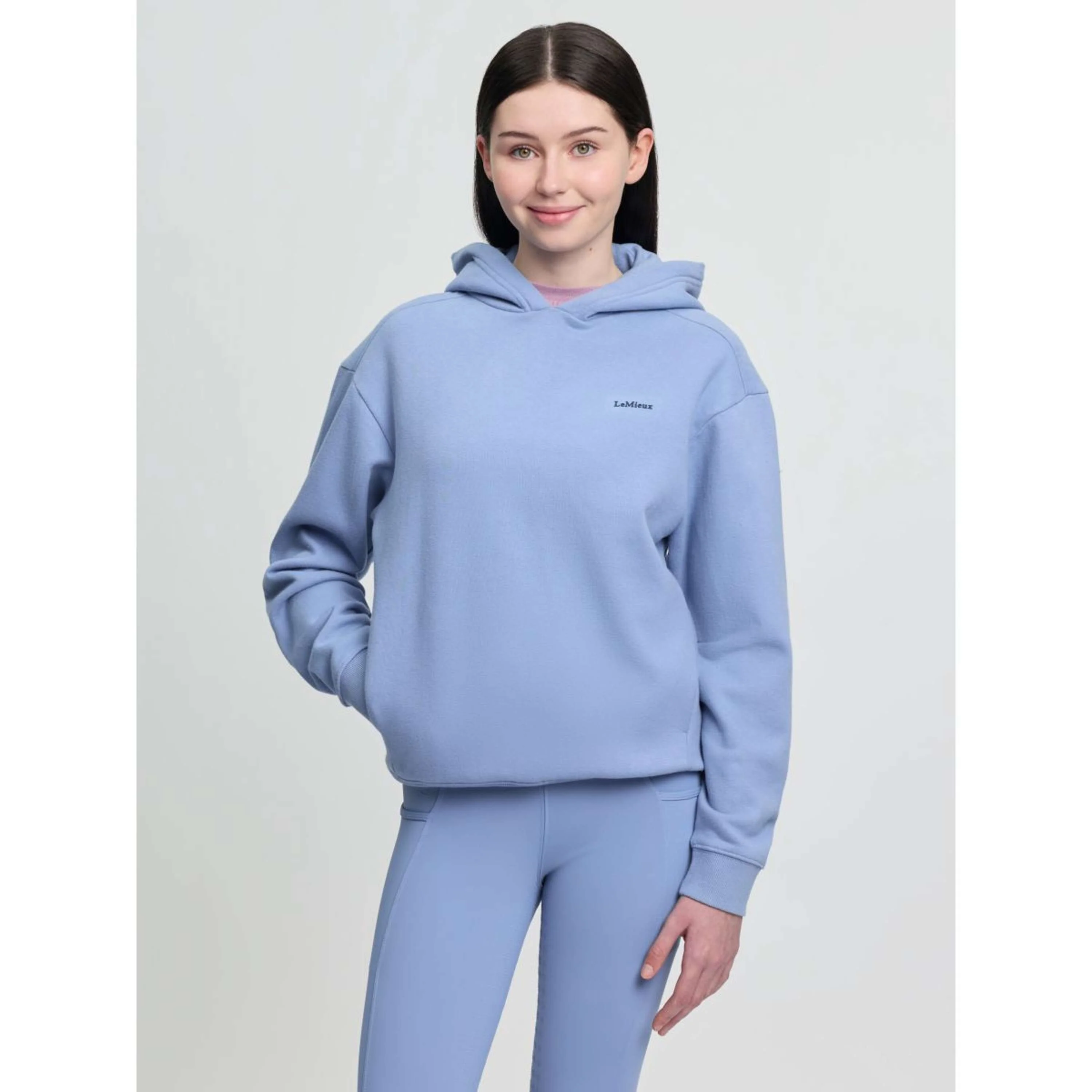 LeMieux Hoodie Young Rider Sia Powder Blue - Image 3