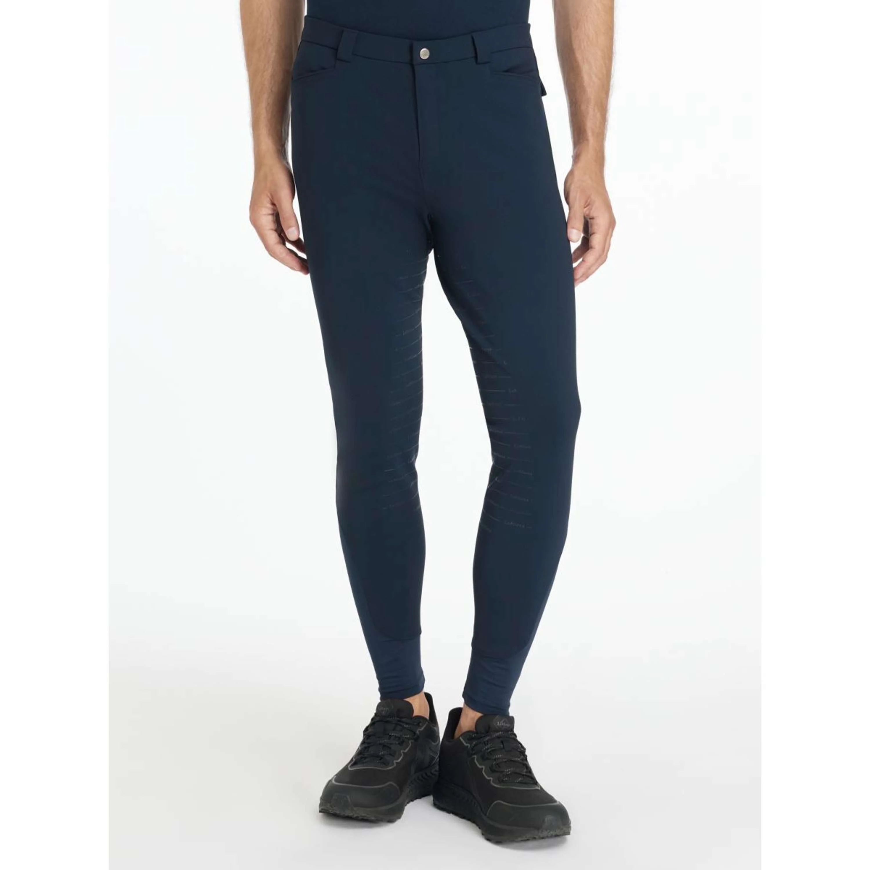 LeMieux Reithose Sports Full Grip Herren Navy - Image 4