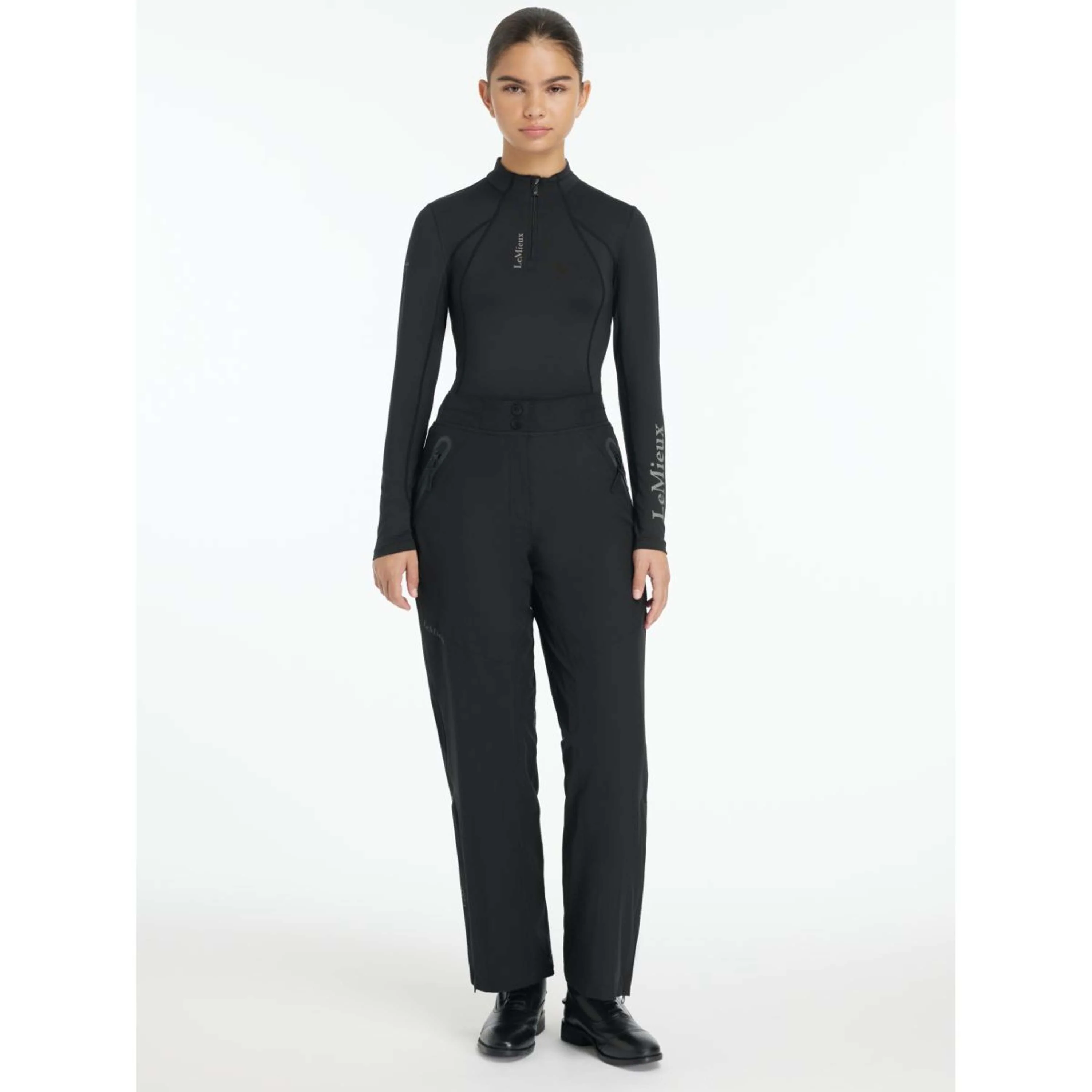 LeMieux Reithose Young Rider Drytex Wasserdicht Schwarz - Image 6