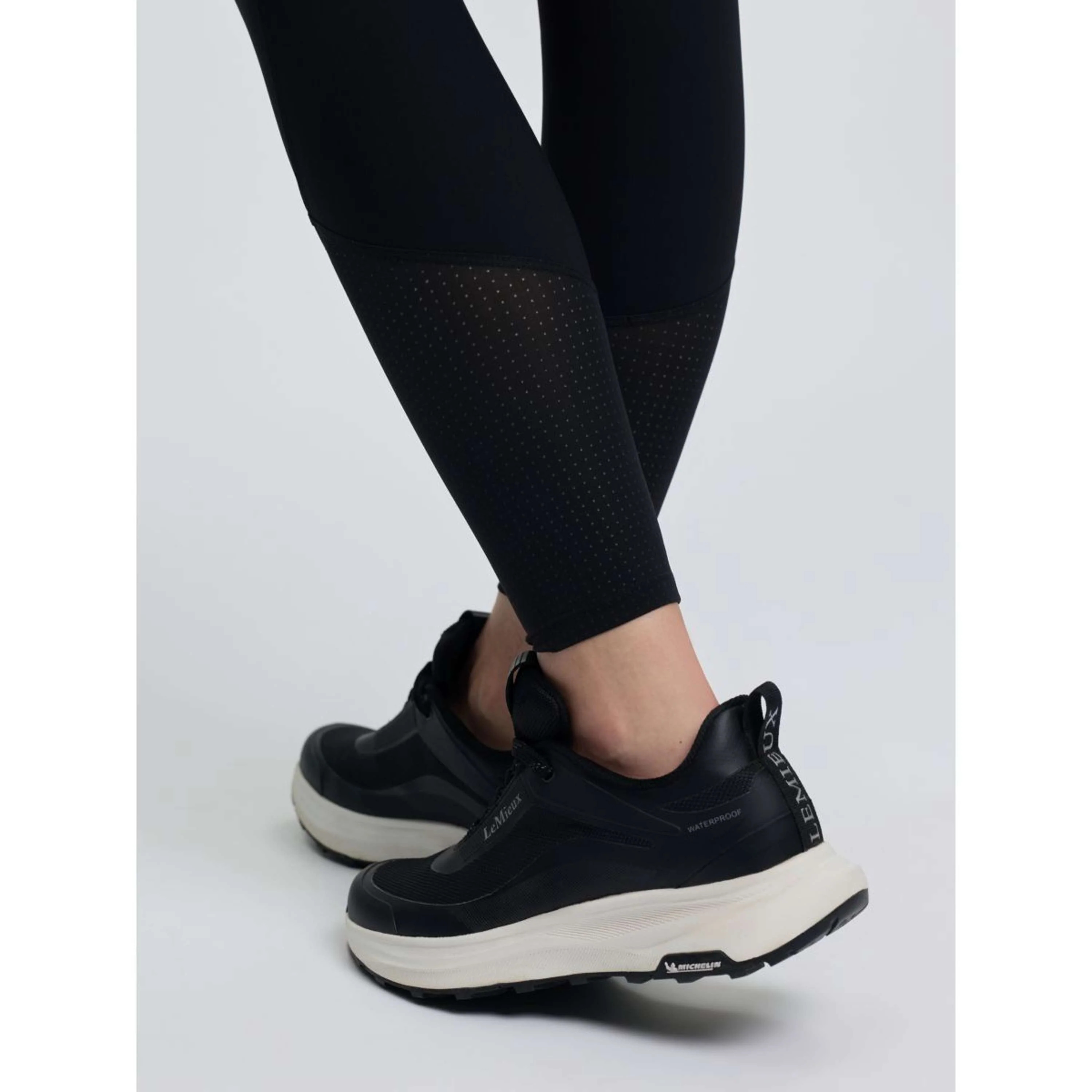 LeMieux Reitleggings Airflow Full Grip Schwarz - Image 4
