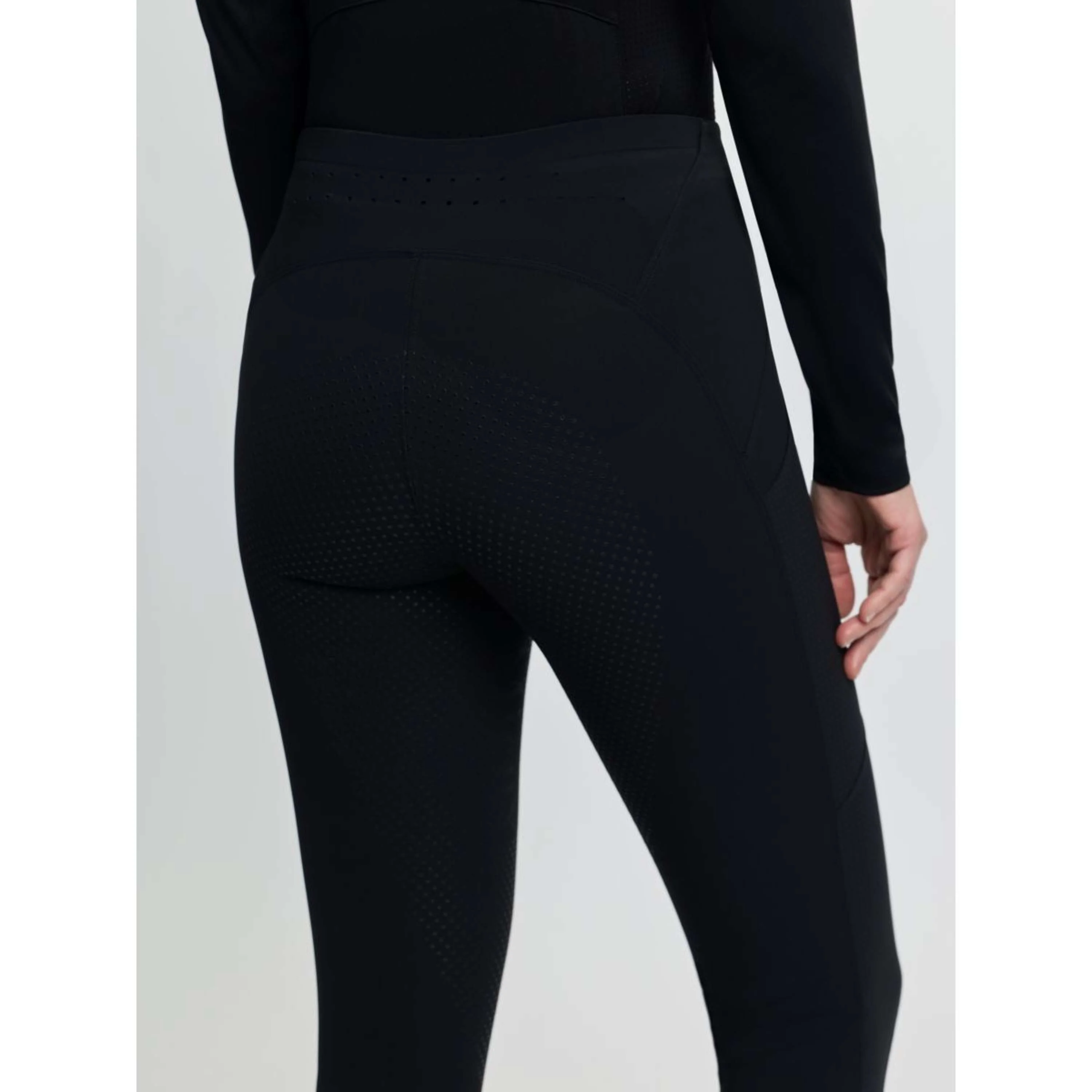 LeMieux Reitleggings Airflow Full Grip Schwarz - Image 8