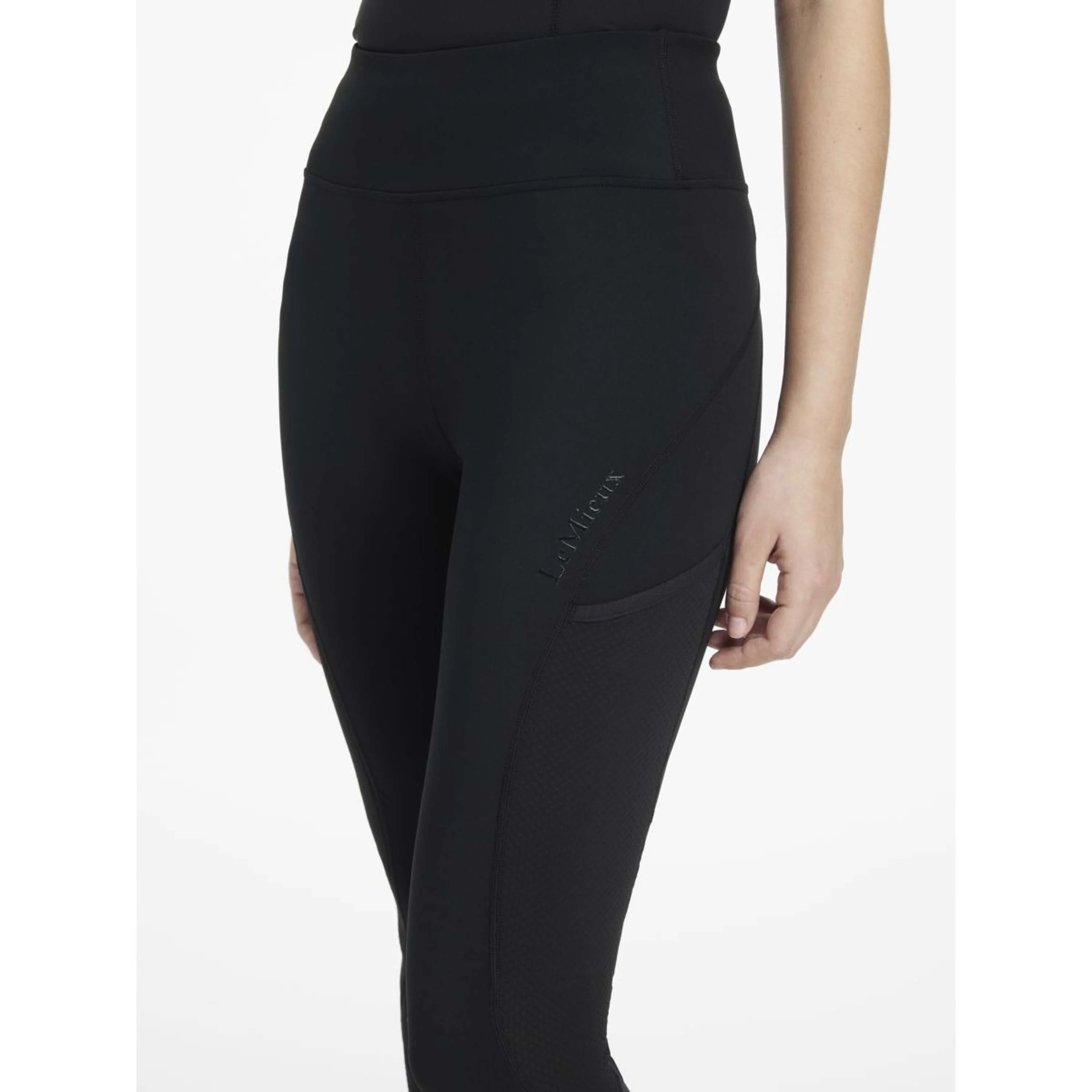 LeMieux Reitleggings Lydia Mesh Schwarz - Image 4