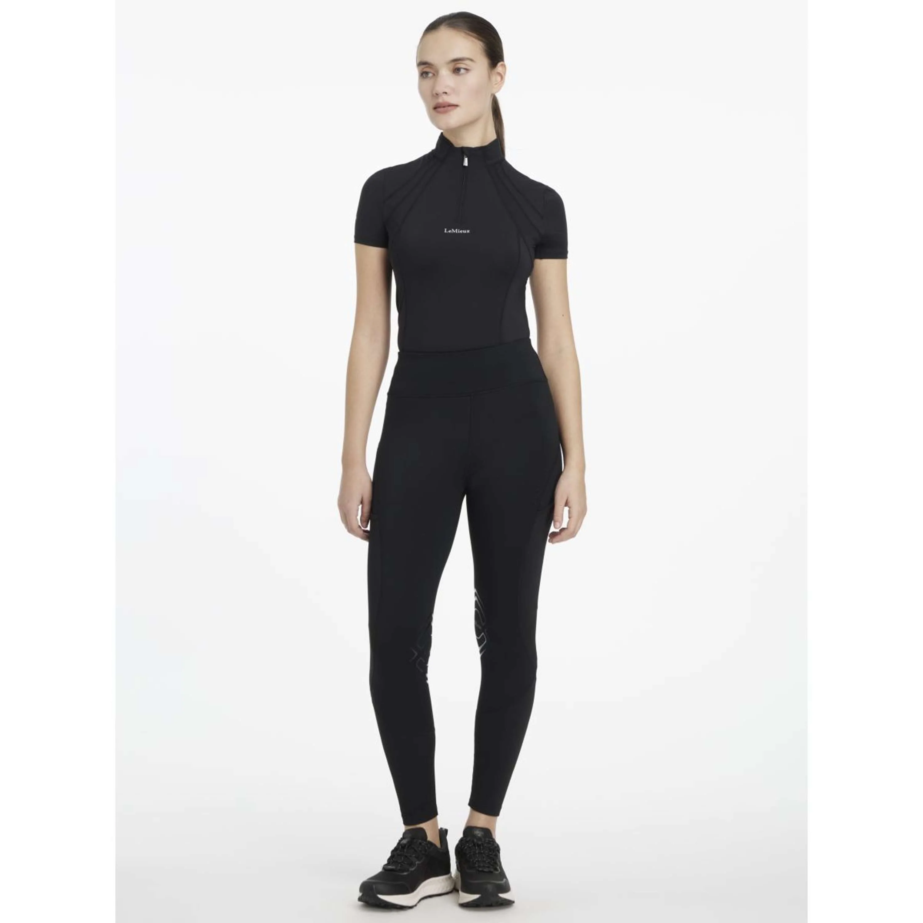 LeMieux Reitleggings Lydia Mesh Schwarz - Image 5