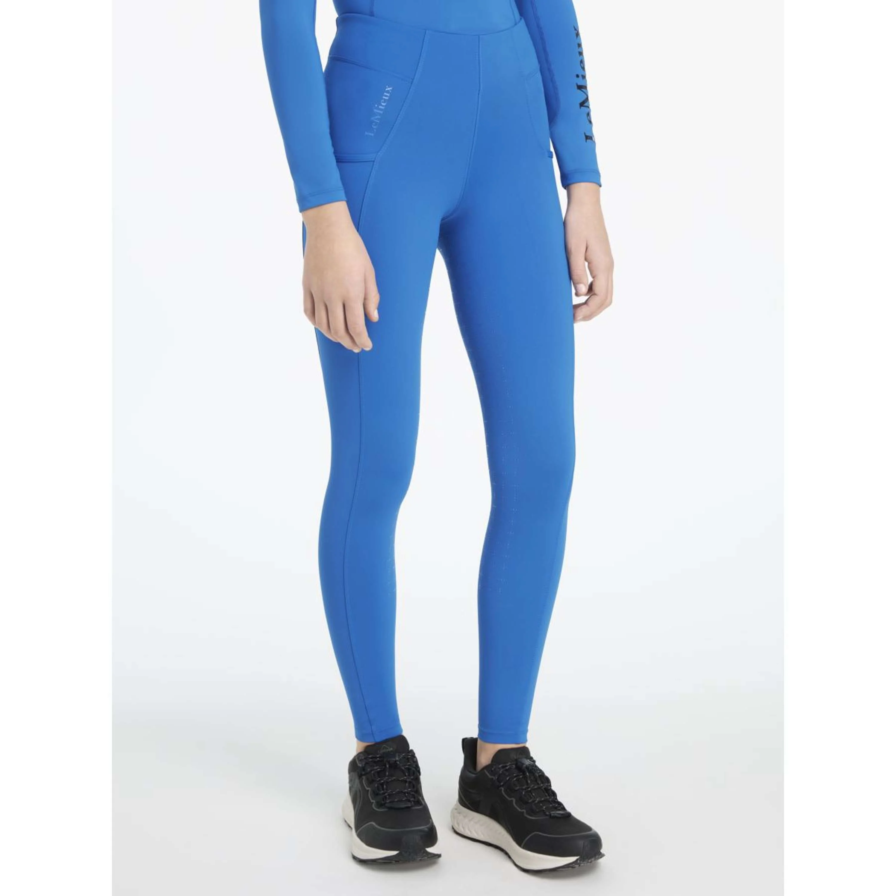 LeMieux Reitleggings Young Rider Orla Benetton Blau - Image 2
