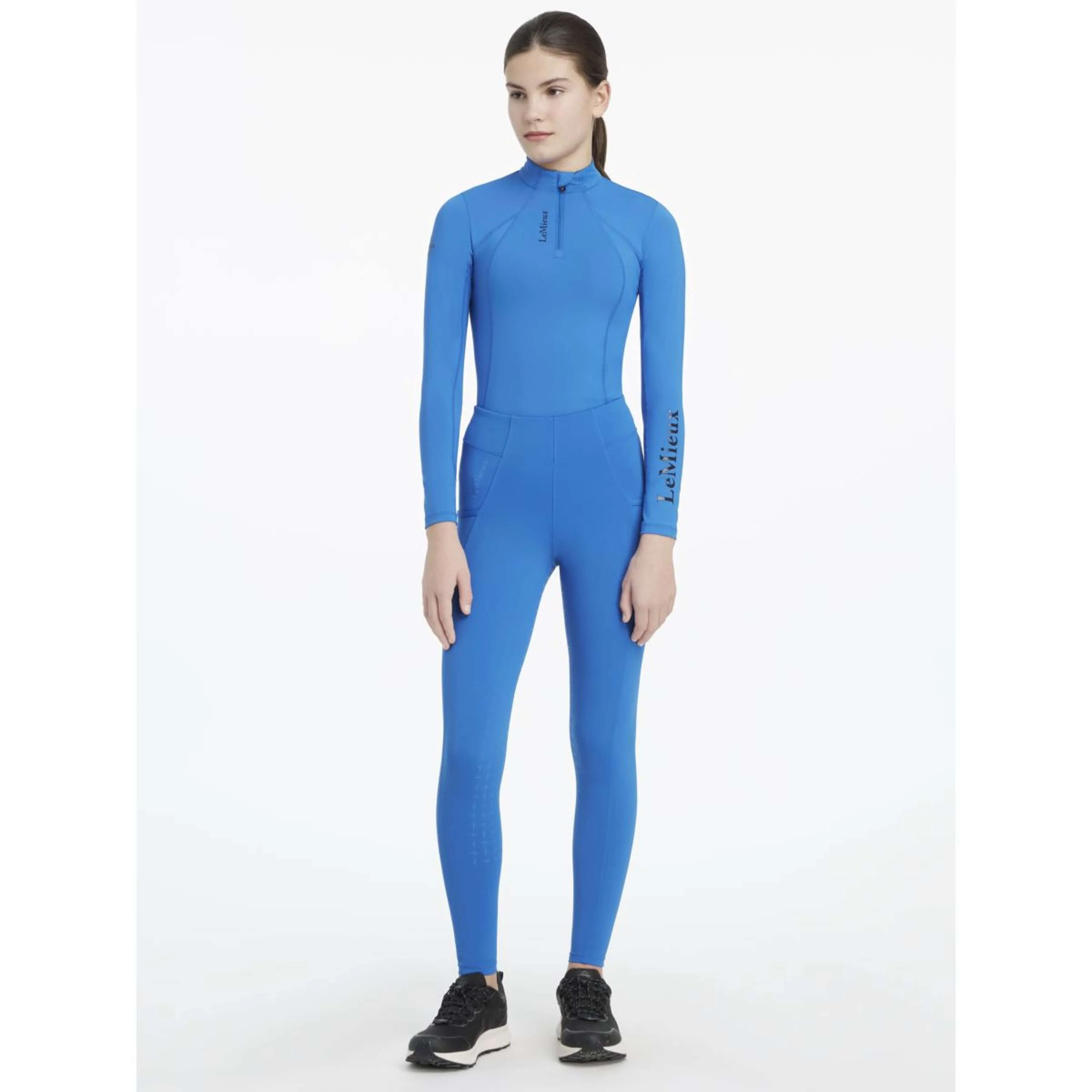 LeMieux Reitleggings Young Rider Orla Benetton Blau - Image 5