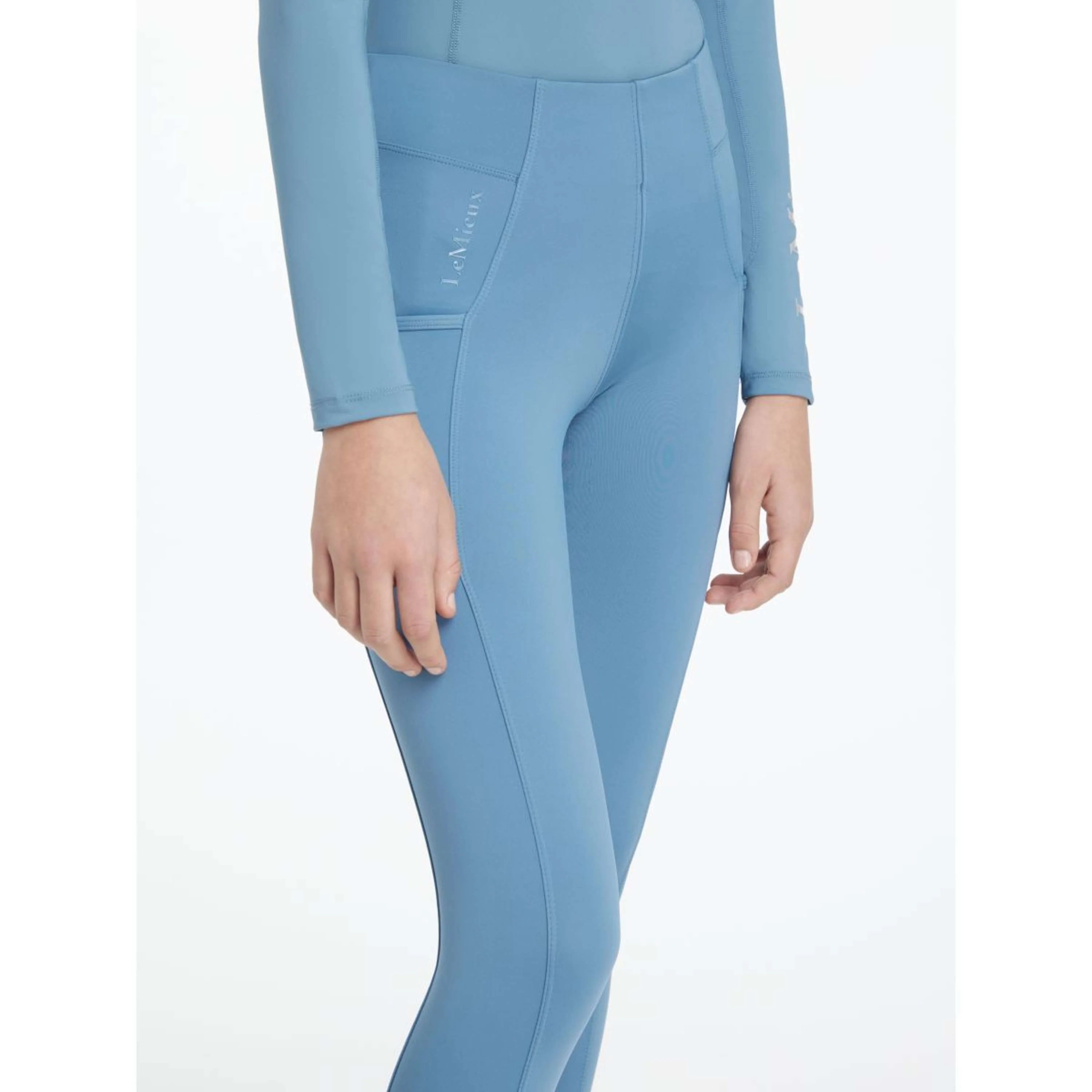 LeMieux Reitleggings Young Rider Orla Ice Blue - Image 2