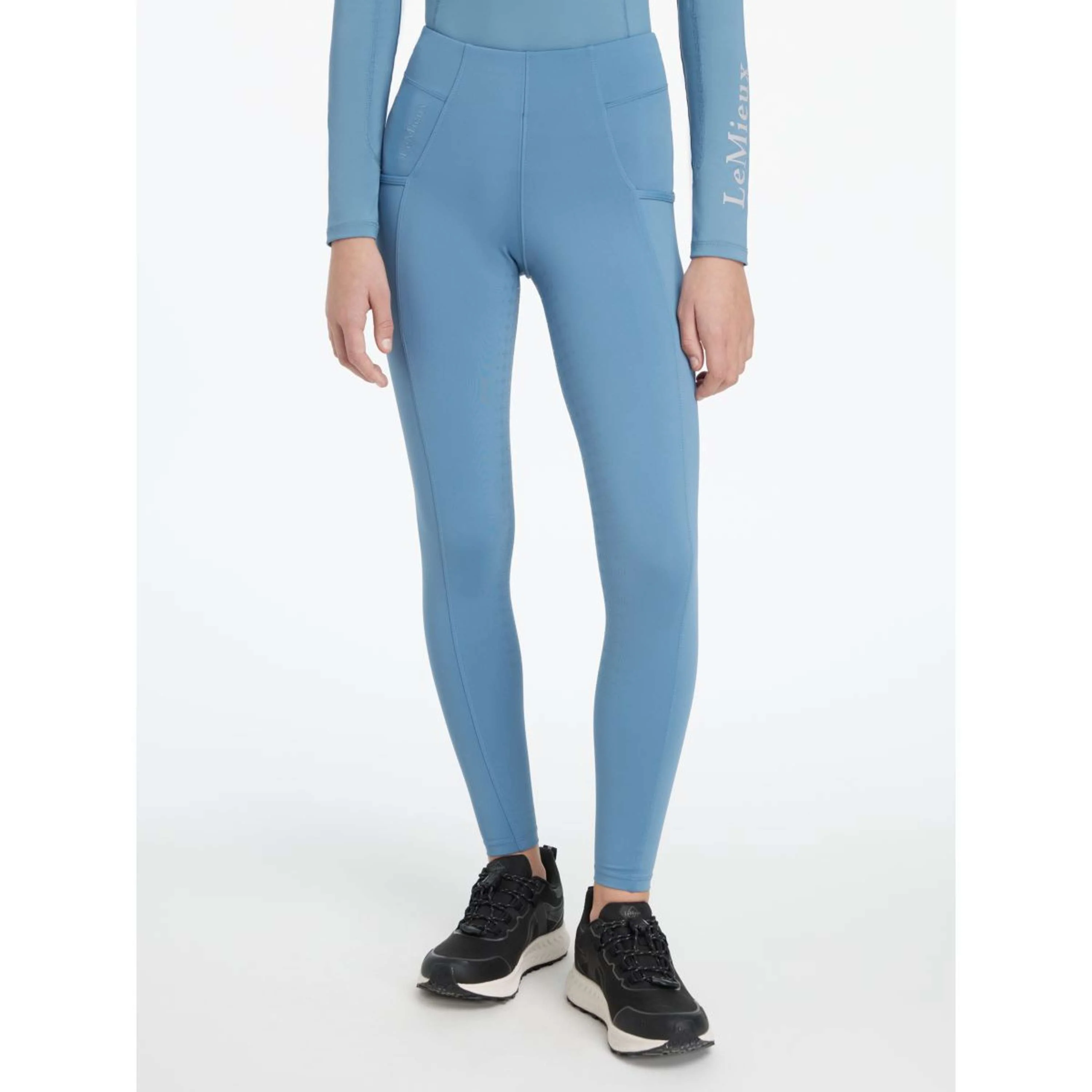LeMieux Reitleggings Young Rider Orla Ice Blue - Image 4