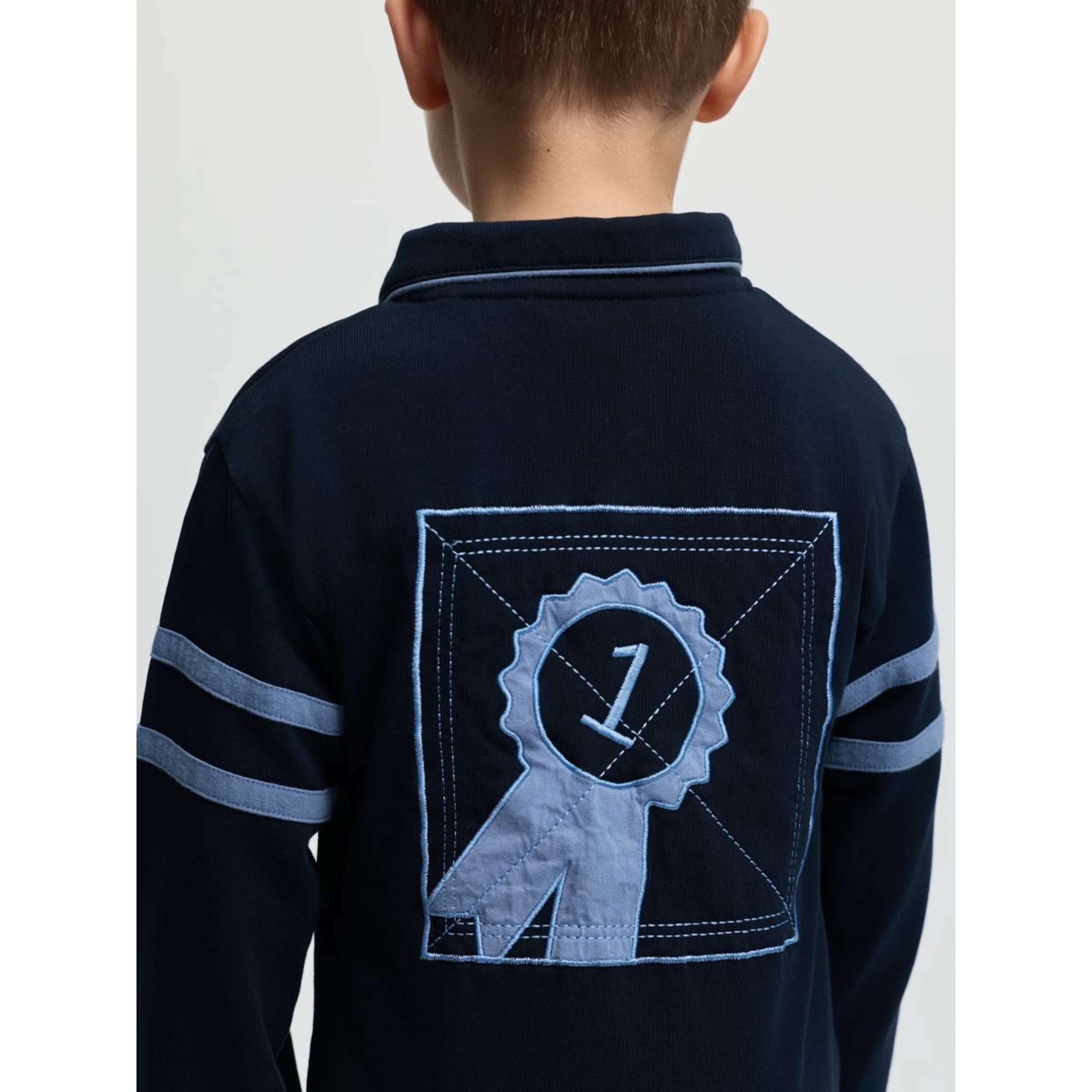 LeMieux Rugbyshirt Mini Robbie Navy - Image 5