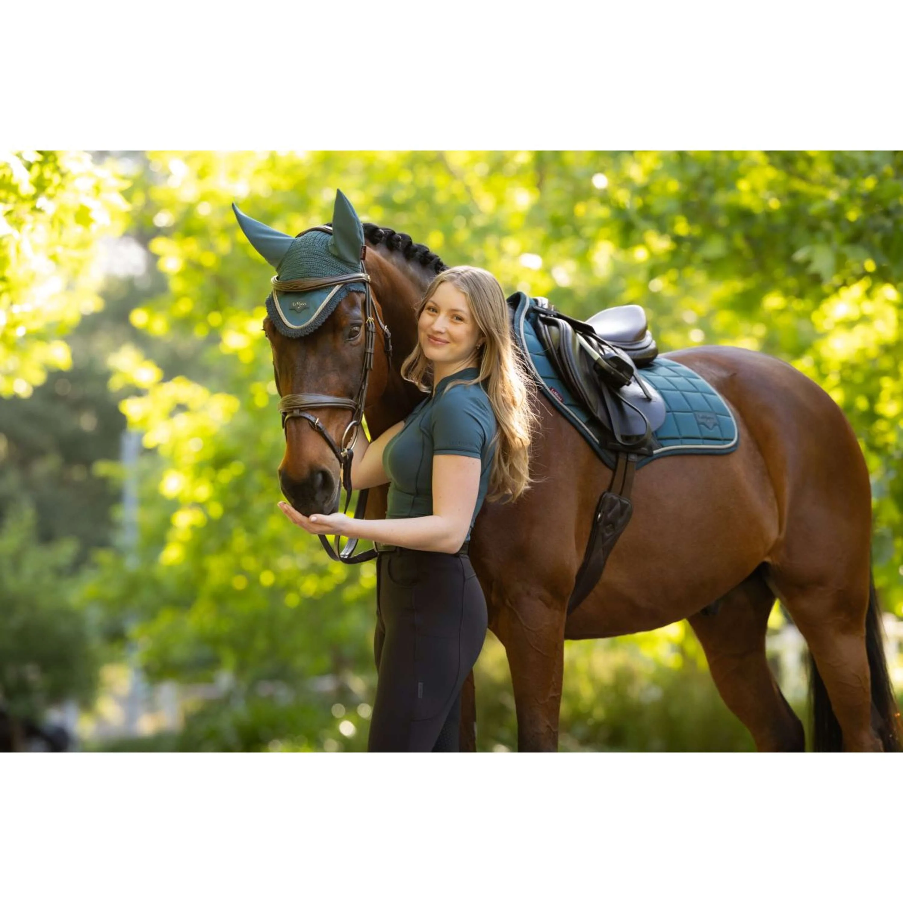 LeMieux Schabracke Loire Classic Close Contact Square Springen Jungle - Image 3