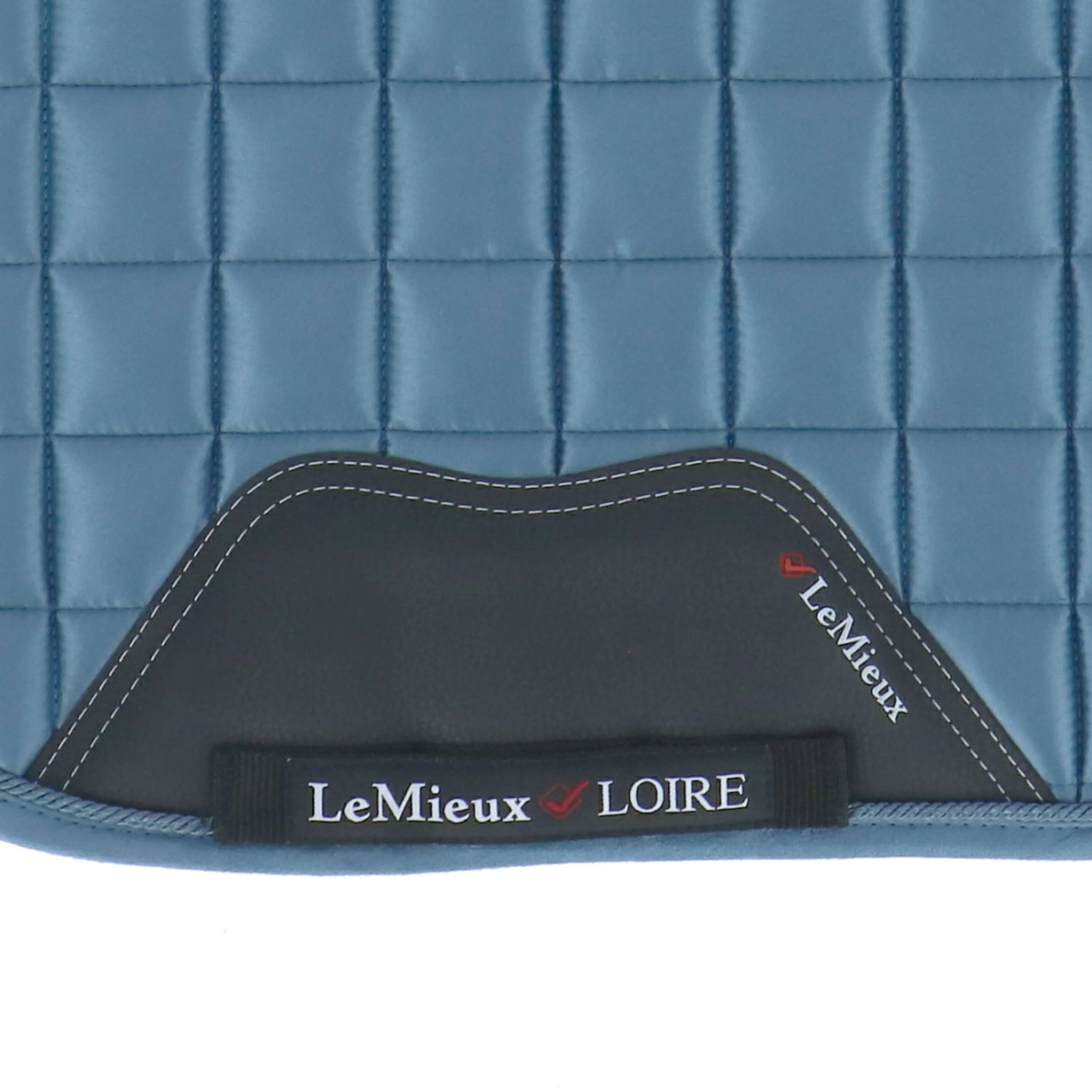 LeMieux Schabracke Loire Classic Satin Square Dressur Ice Blue - Image 3
