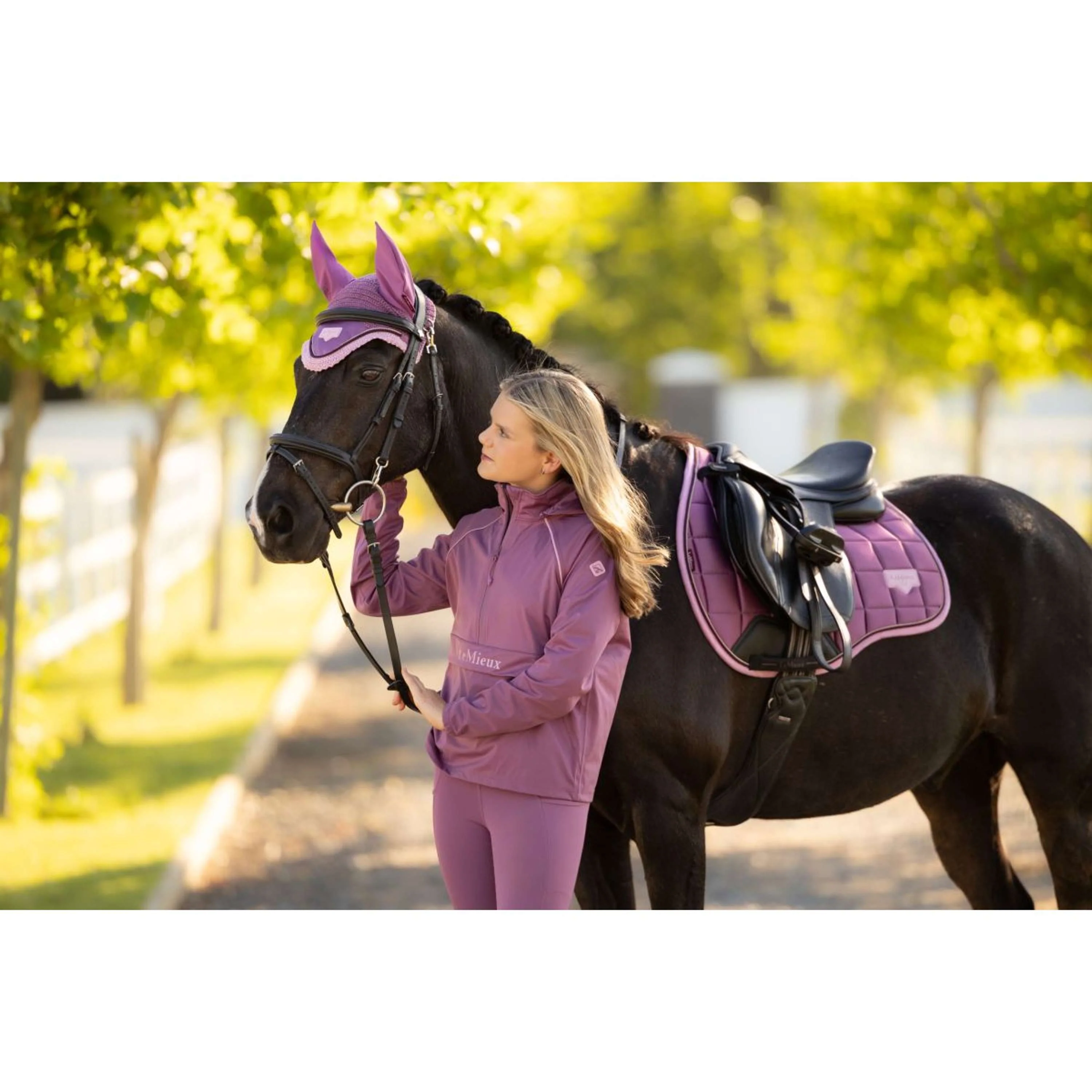 LeMieux Schabracke Loire Classic Square Vielseitigkeit Mallow - Image 11