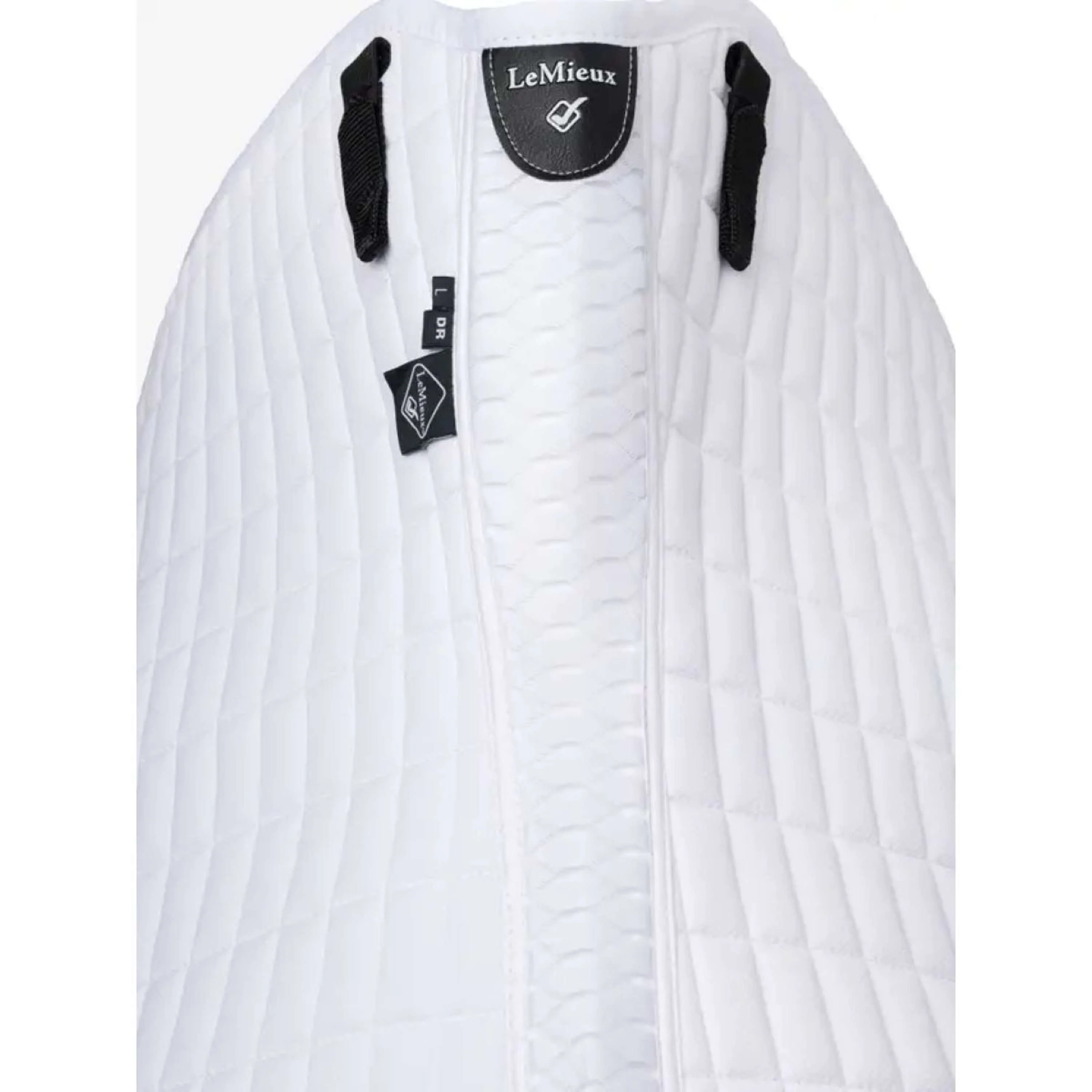 LeMieux Schabracke Self-Cool Square Arctic Dressur Weiß - Image 3