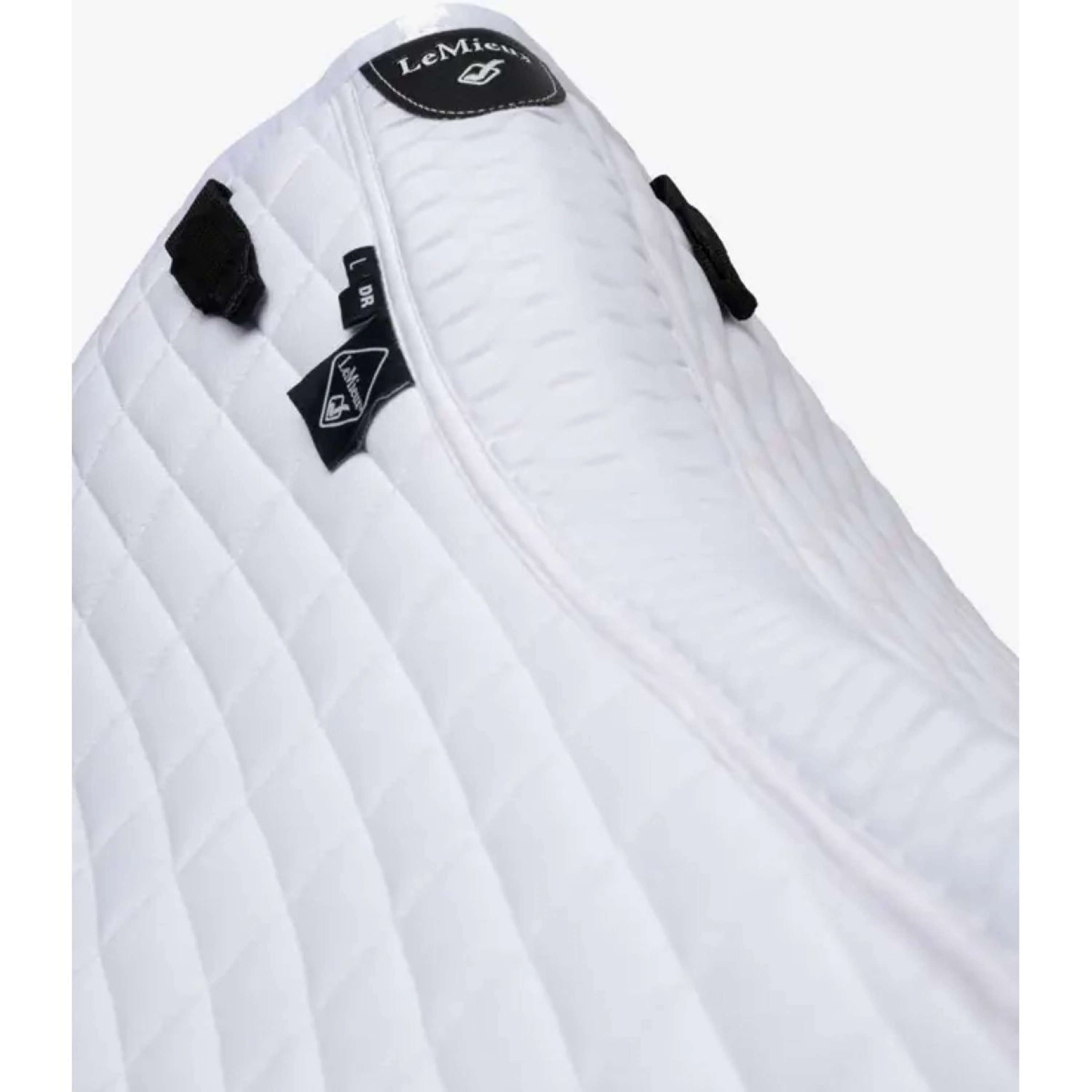 LeMieux Schabracke Self-Cool Square Arctic Dressur Weiß - Image 4