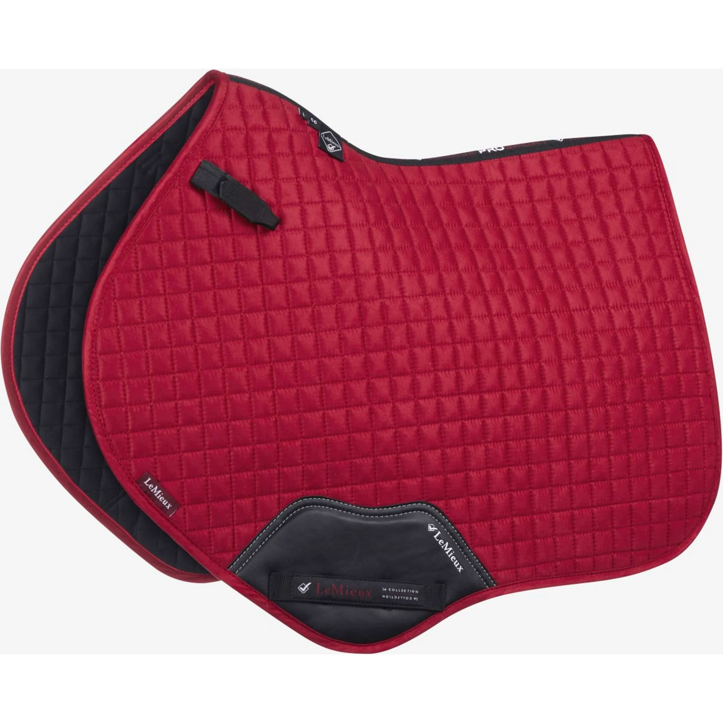 LeMieux Schabracke Suede Square Close Contact Chilli