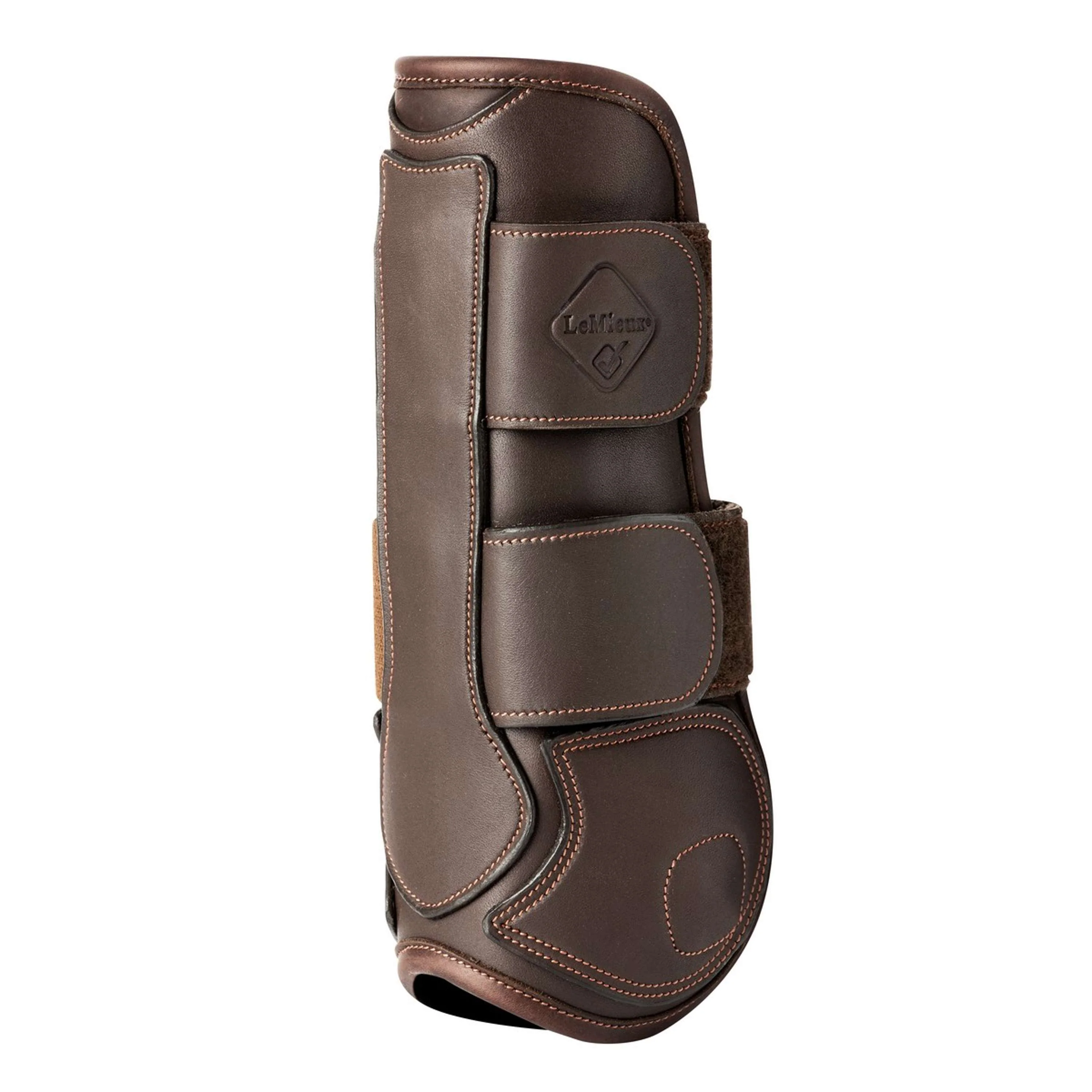 LeMieux Sehnenschutz Capella Leder Braun - Image 5