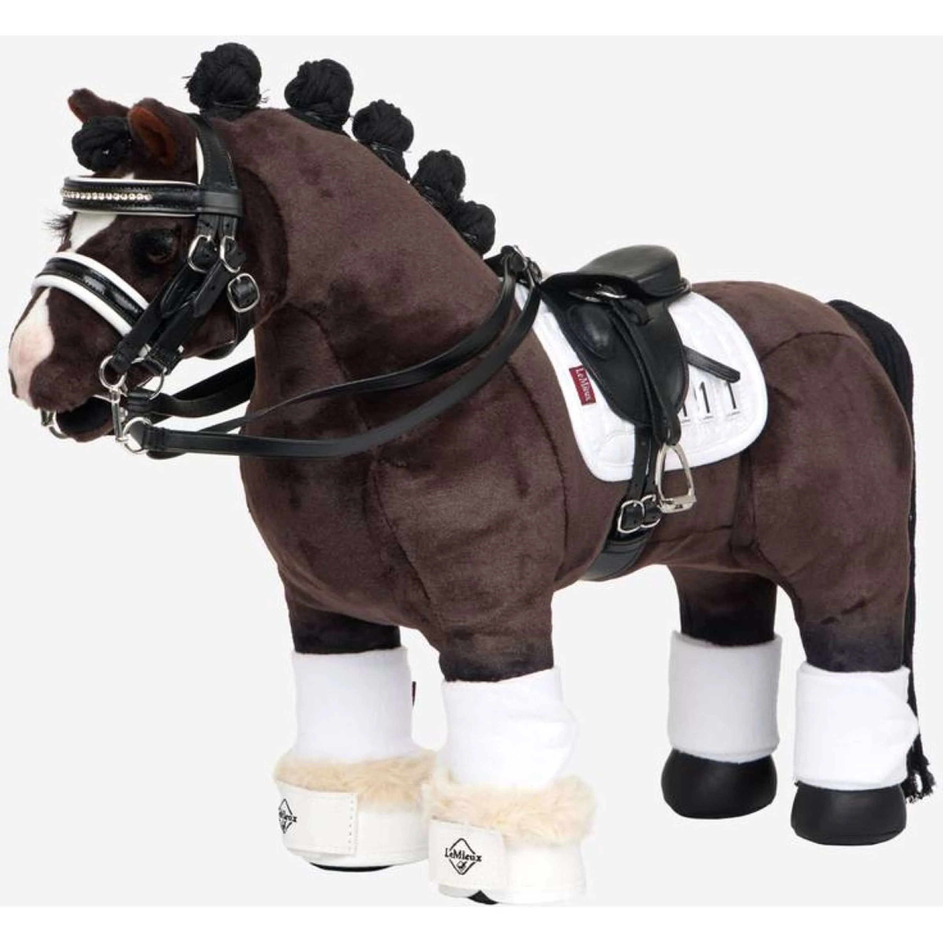 LeMieux Toy Pony Schabracke Dressur Weiß - Image 3