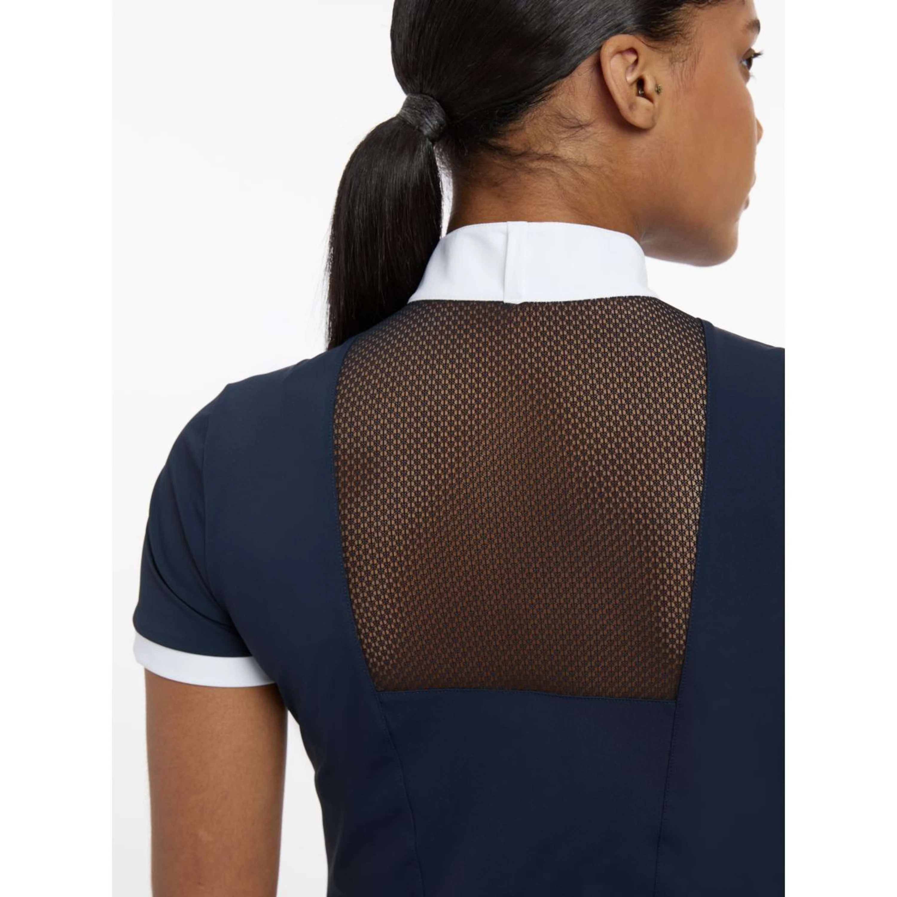 LeMieux Turniershirt Camille Navy - Image 3