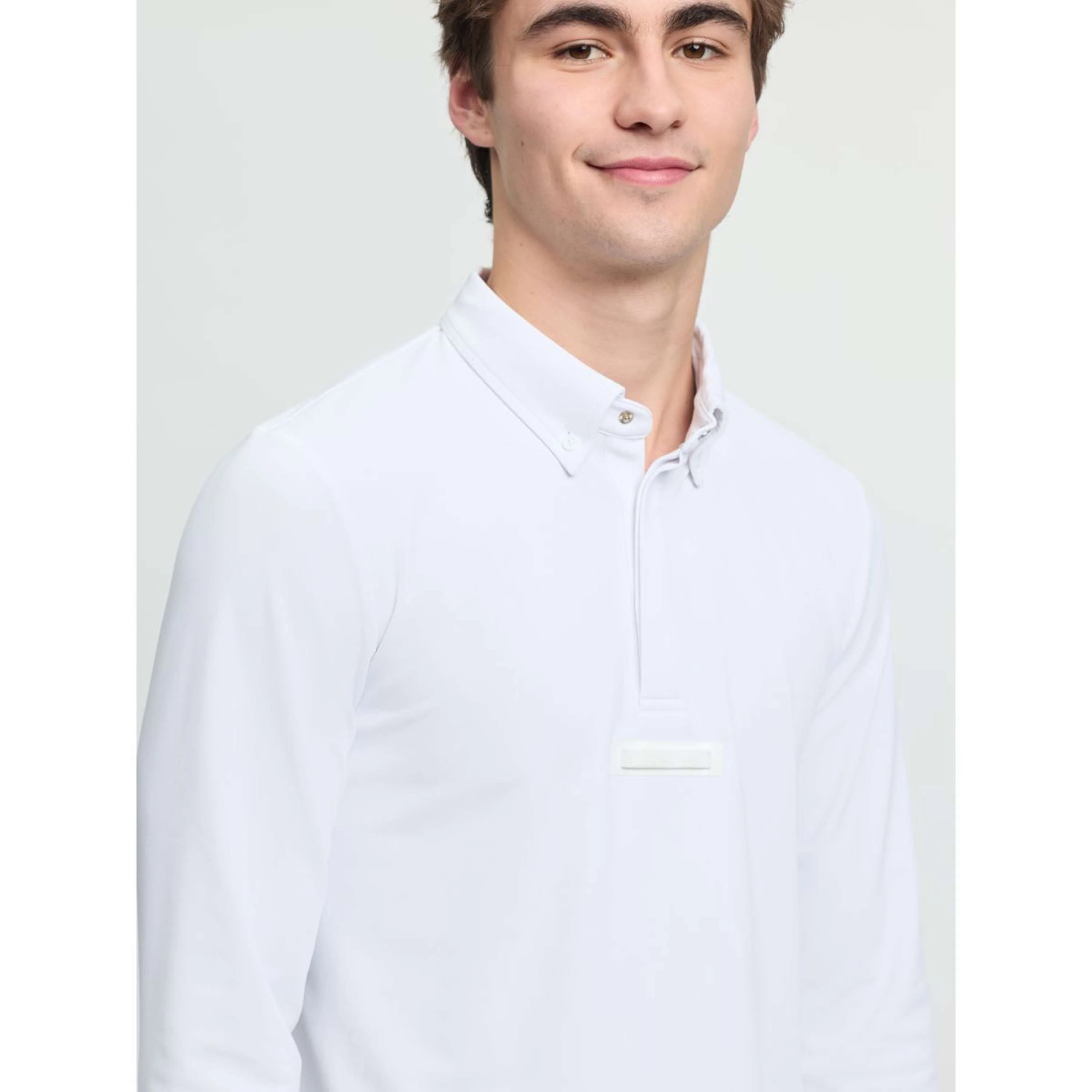 LeMieux Turniershirt Show Herren Weiß - Image 4