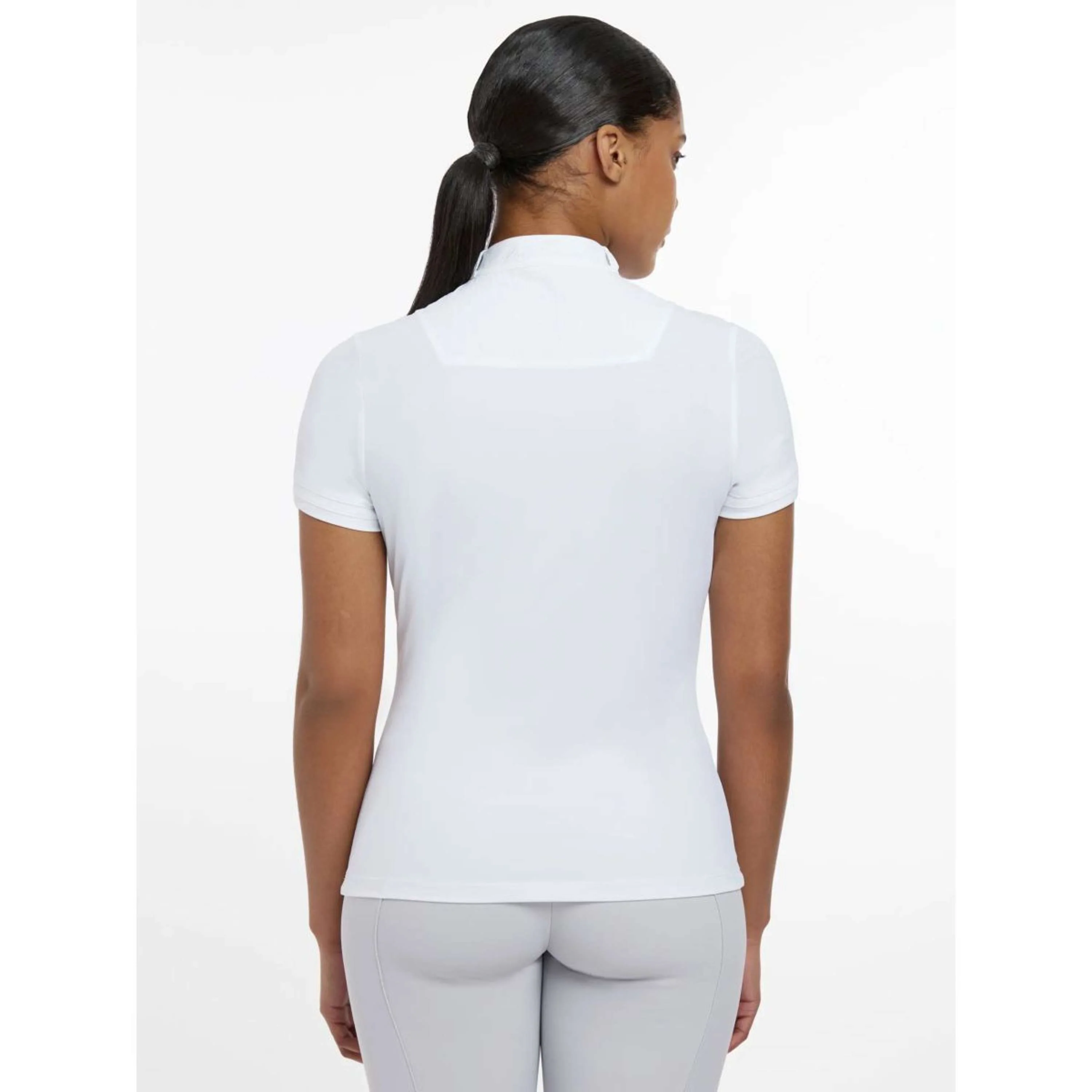 LeMieux Turniershirt Sophia Kurze Ärmel Weiß - Image 3
