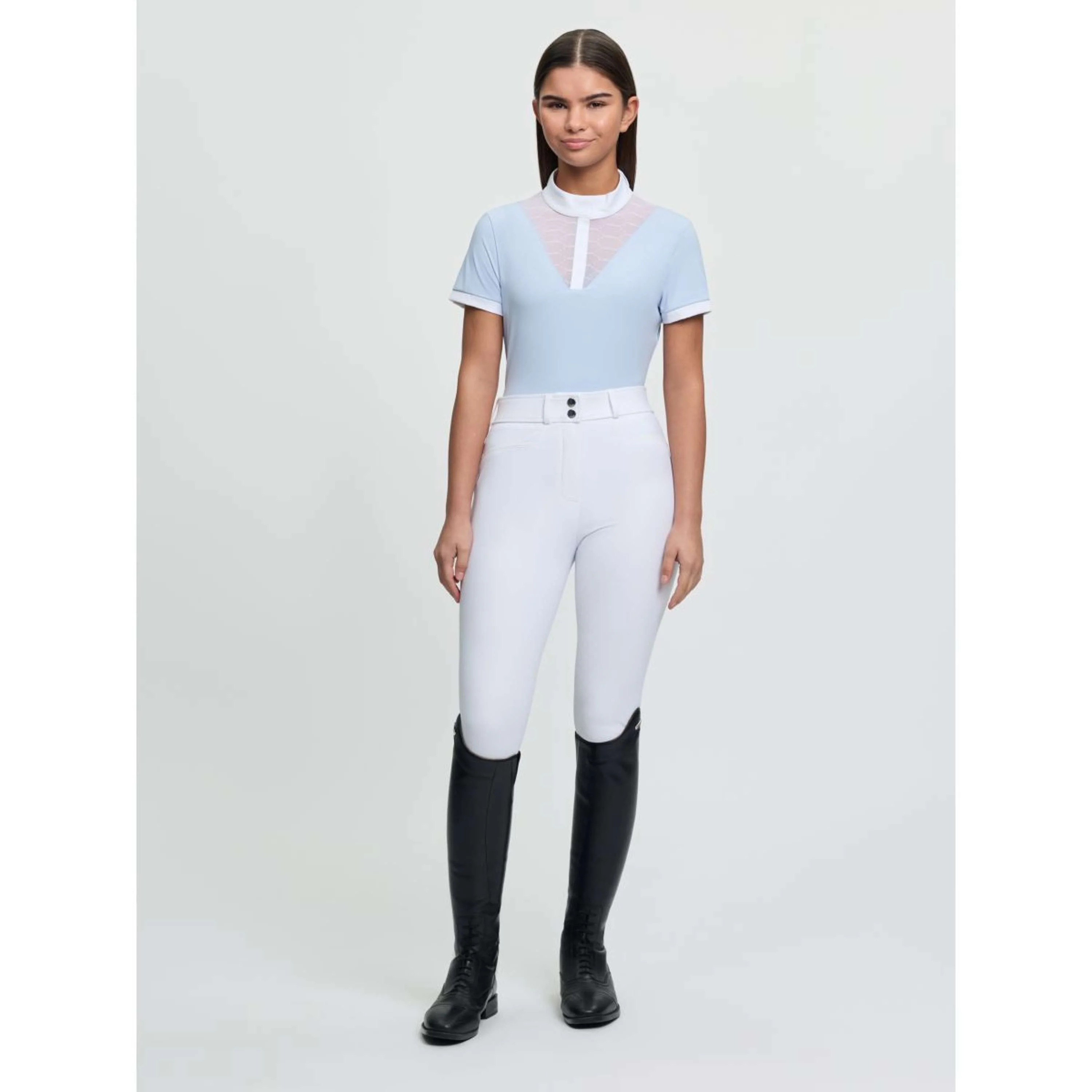 LeMieux Turniershirt Young Rider Eva Mist - Image 3
