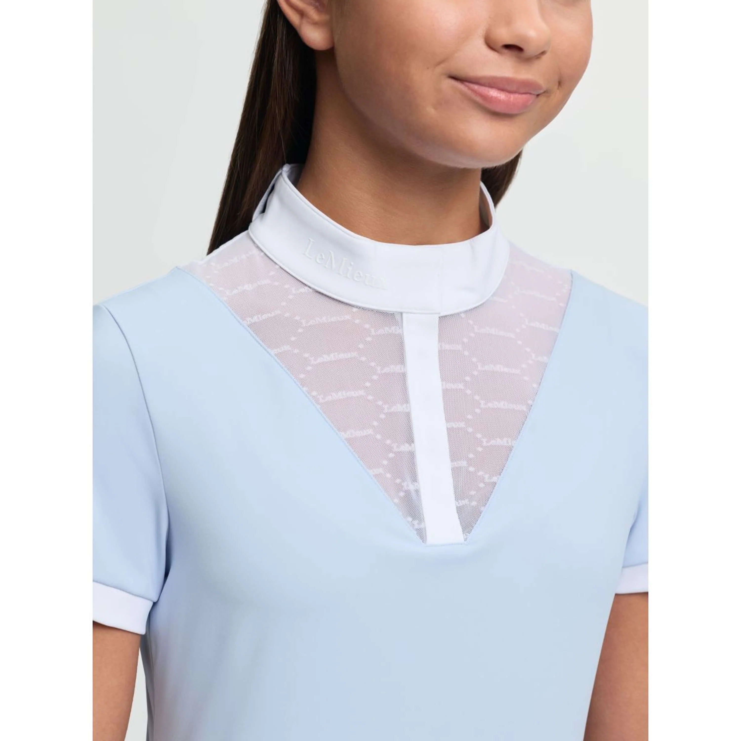 LeMieux Turniershirt Young Rider Eva Mist - Image 6