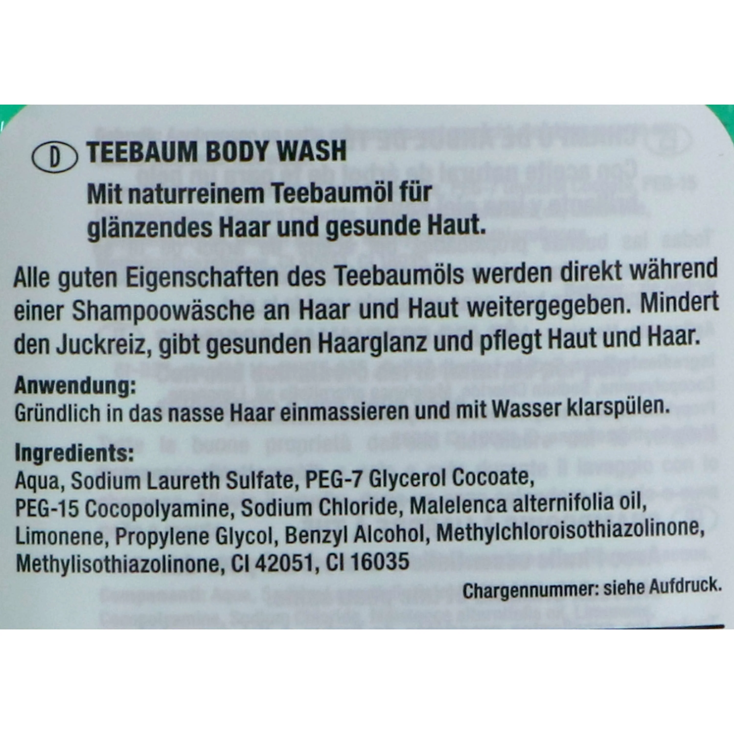 Leovet Theebaum Shampoo - Image 3